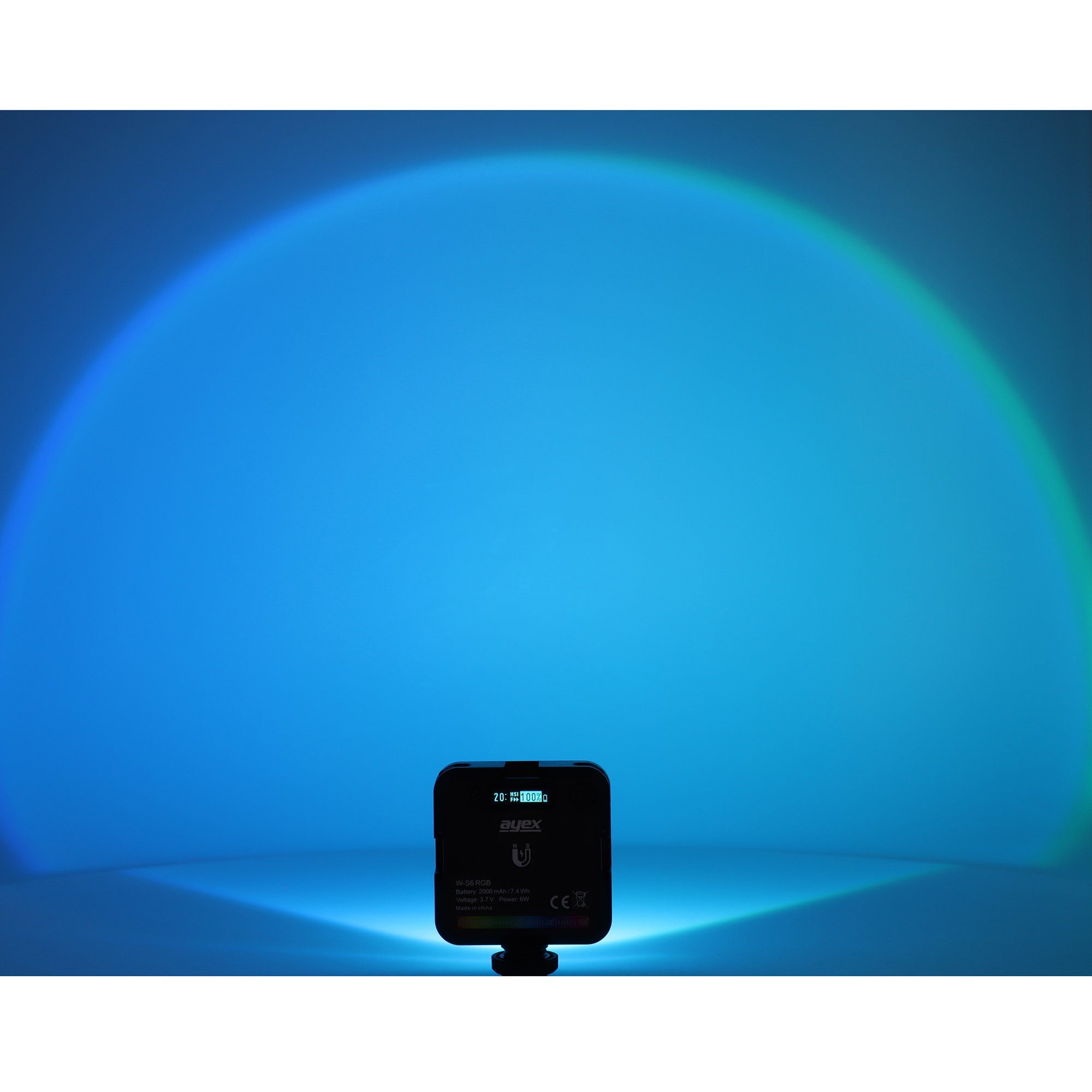 LED ayex Ambiente 2000mAh 45 Licht RGB Lichtperlen hocheffektive Tischleuchte LED Akku