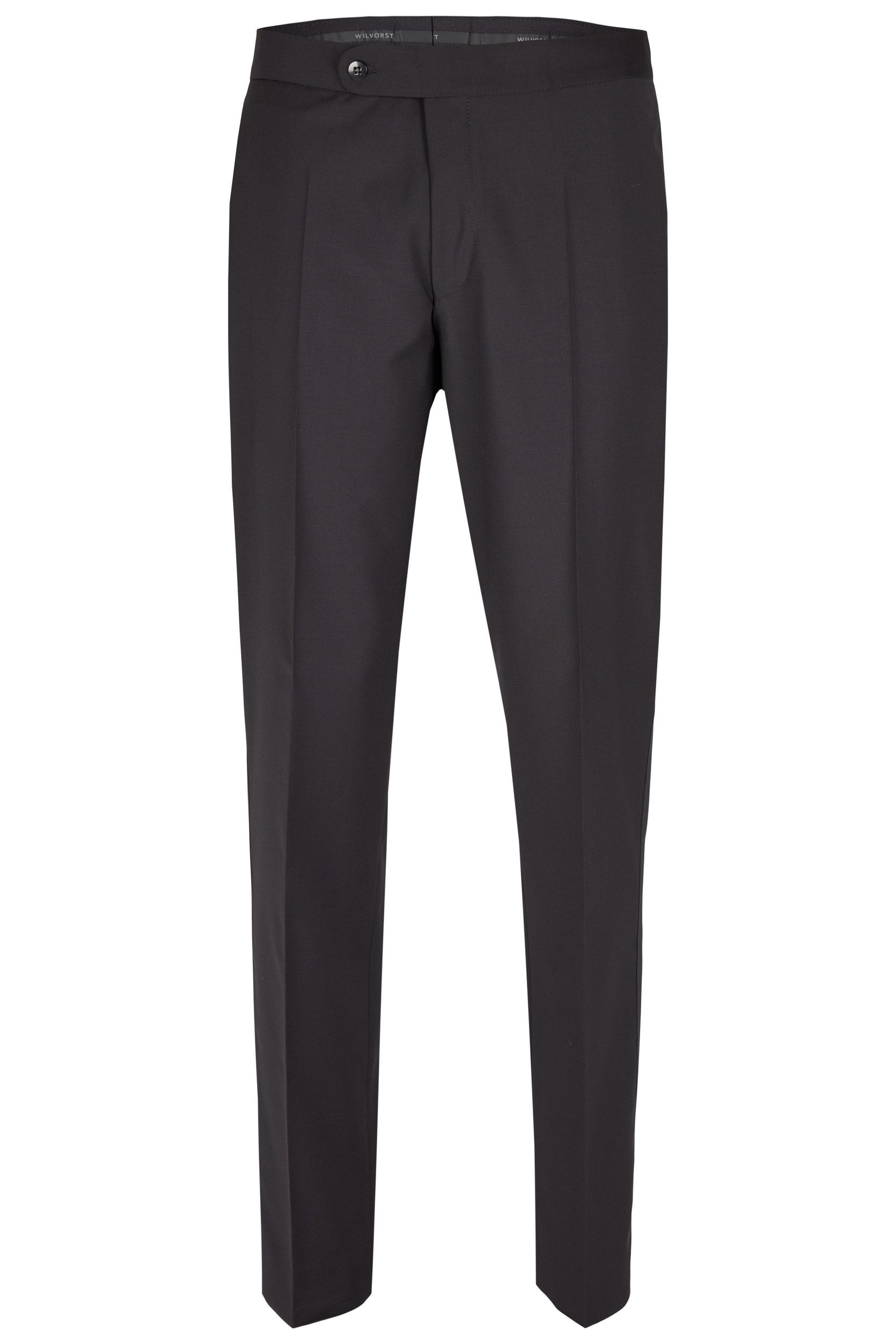 Wilvorst Anzughose Wilvorst CLASSICs Herren Smokinghose Modern-Fit Schwarz