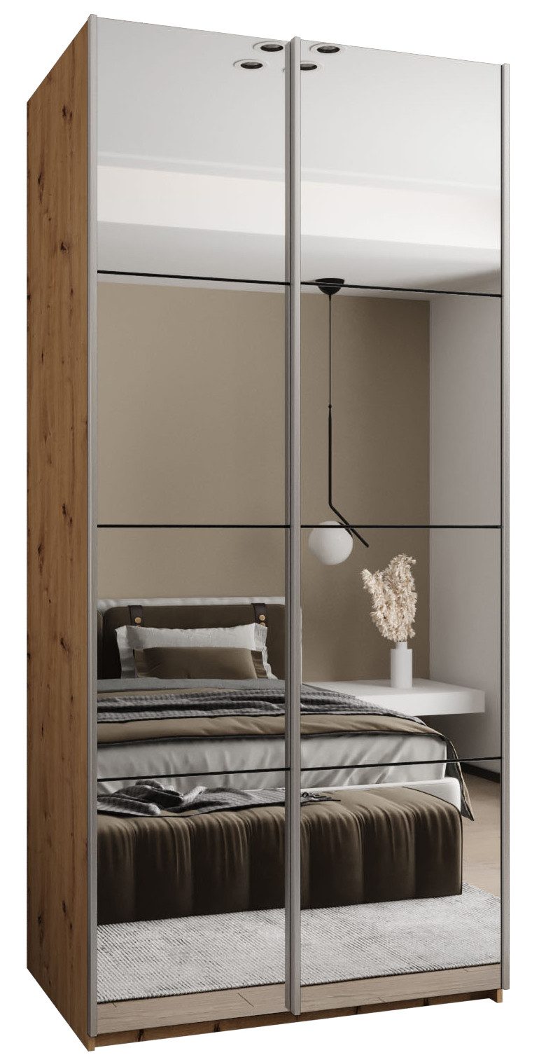 ABIKS MÖBEL Schwebetürenschrank LUX 2 hoher günstig online kaufen