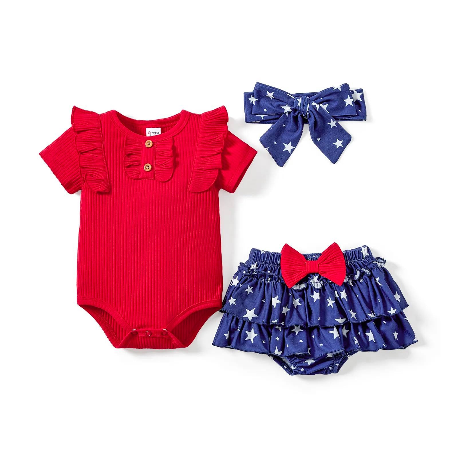 Bundviel Strampler Mädchen Baby Kleidung Rüschen Bodysuit Shorts Strampler Neugeborene