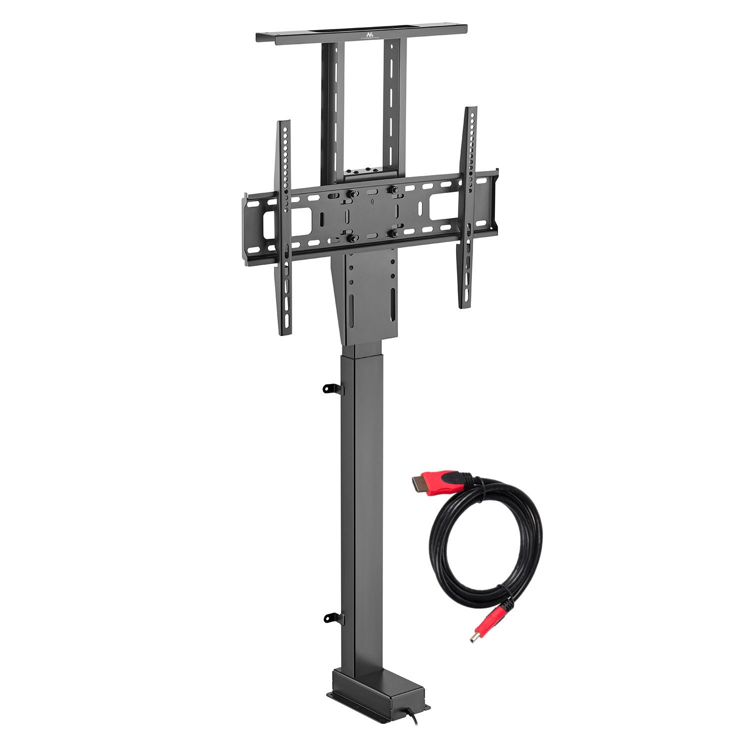 Maclean TV-Standfuß MC-866T, (bis 80 Zoll, Elektrischer Ständer TV-Verlängerung HDMI-Kabel)