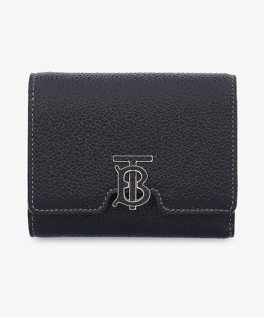 BURBERRY Geldbörse Geldbörse aus Leder Schwarz günstig online kaufen