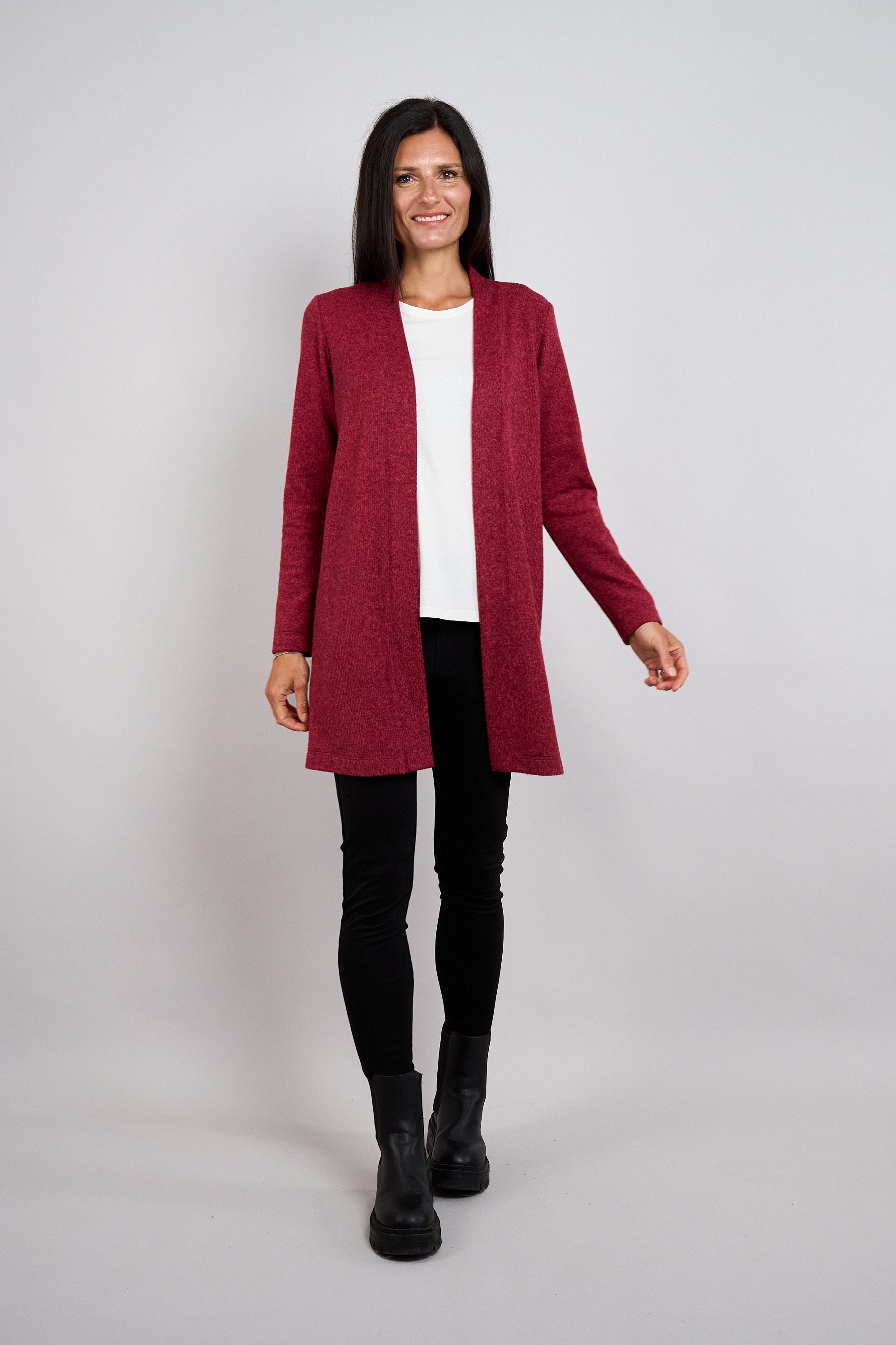 Seidel Moden Longstrickjacke ohne Verschluss / MADE IN GERMANY – Bild 4 von 4