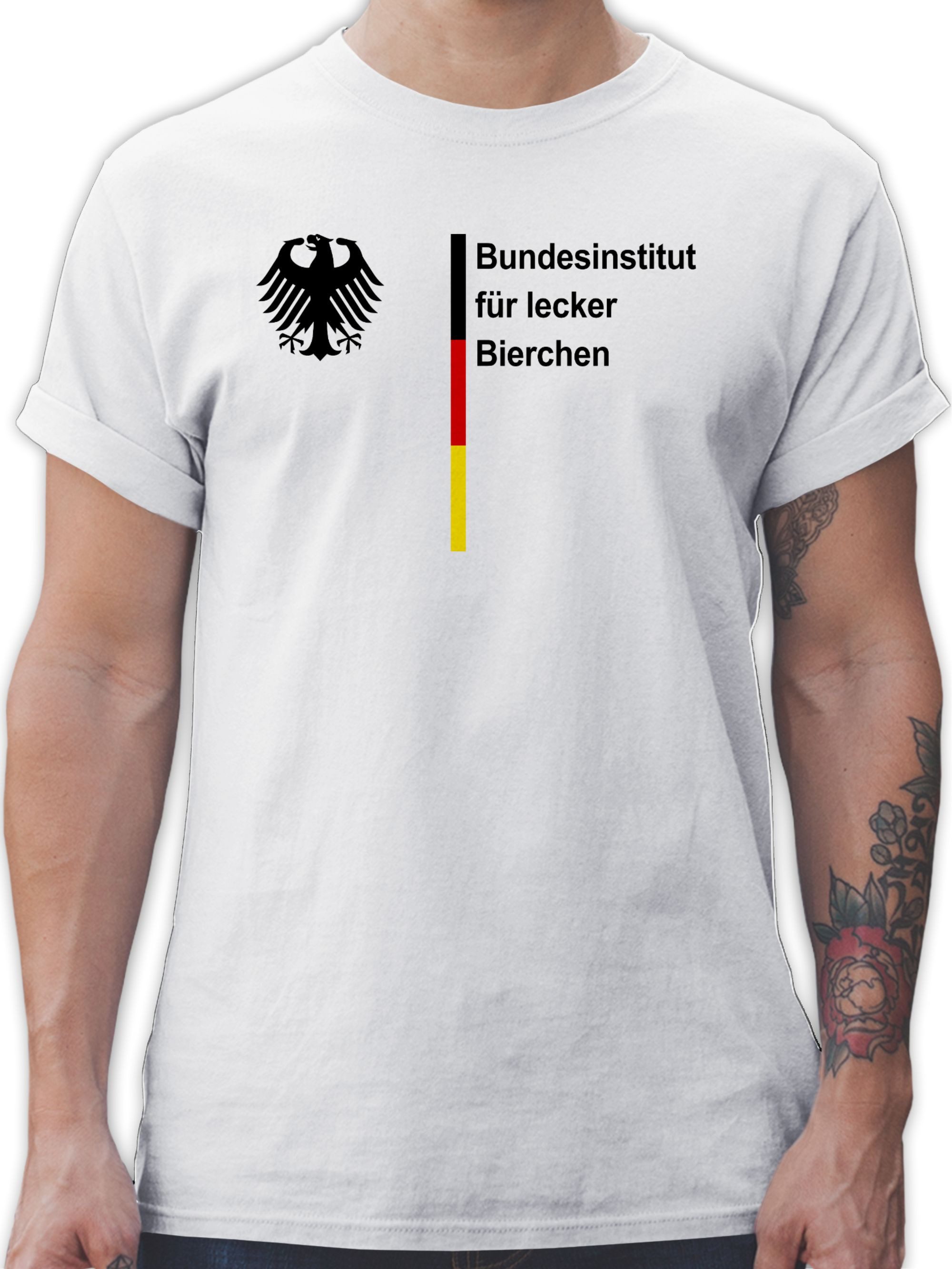 Shirtracer T-Shirt Bundesinstitut für lecker Bierchen, günstig online kaufen