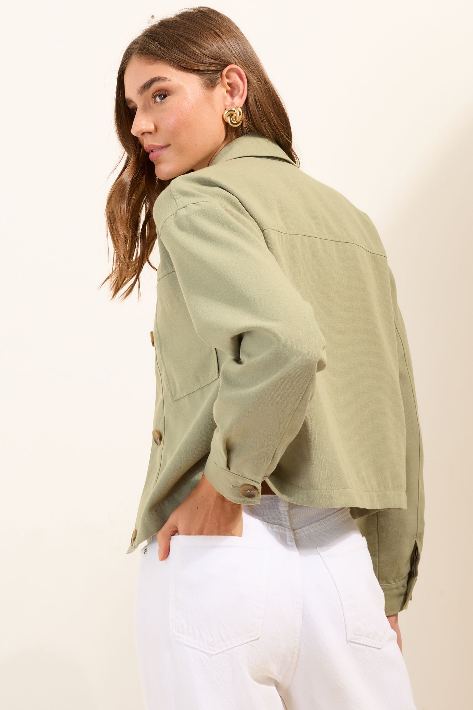 Friends Like These Hemdjacke Friends Like These kastige Jacke, Streifenfutter (1-St)