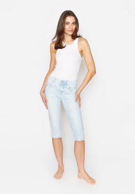 ANGELS Slim-fit-Jeans Jeans Anacapri mit Streifen mit Label-Applikationen