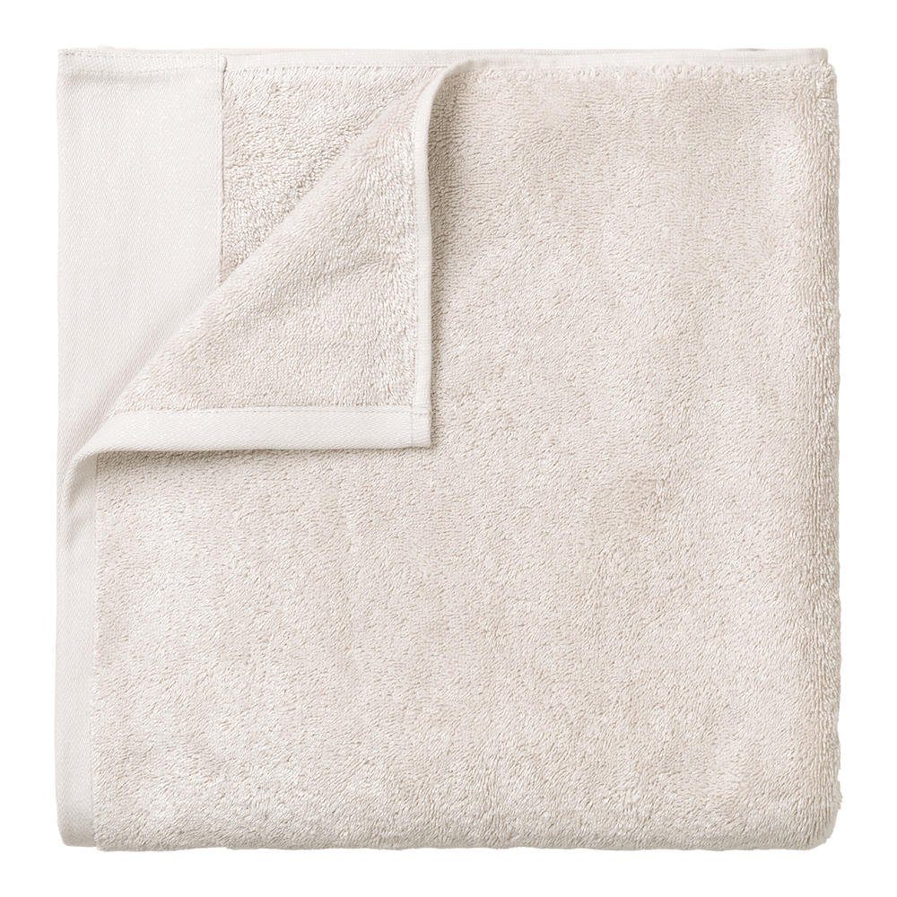 blomus Handtuch RIVA BadHandtuch Badehandtuch Handtuch Baumwolle moonbeam 100 x 50 cm, Frottee (1-St), 100% Baumwolle