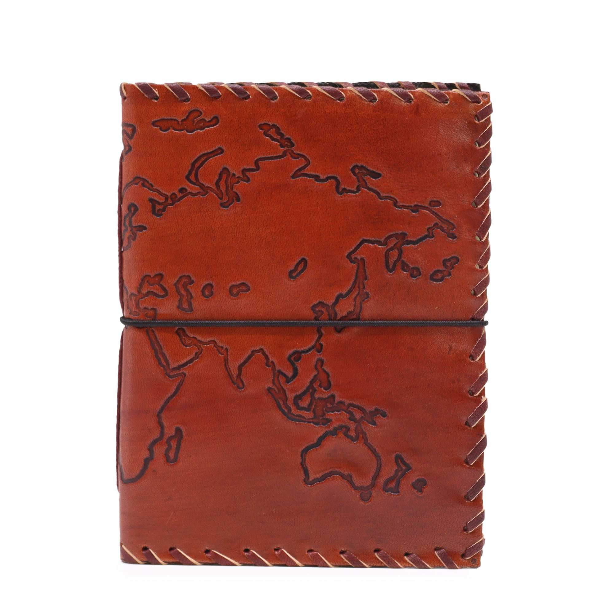 Dekofigur Reisetagebuch mit Umschlag - Hellbraun - 96 Seiten - 17x13cm
