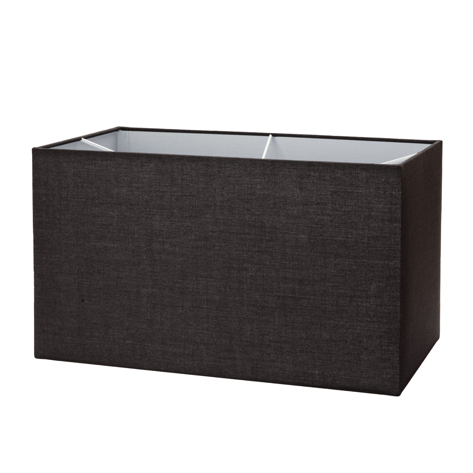 Orion Leuchten Lampenschirm Rechteckiger Lampenschirm 40 x 22 x 23 cm schwarz
