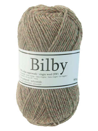 maDDma 50g Sockenwolle Bilby Countrystyle, verschiedene Farben Häkelwolle, 175 m, mehrfarbig 1