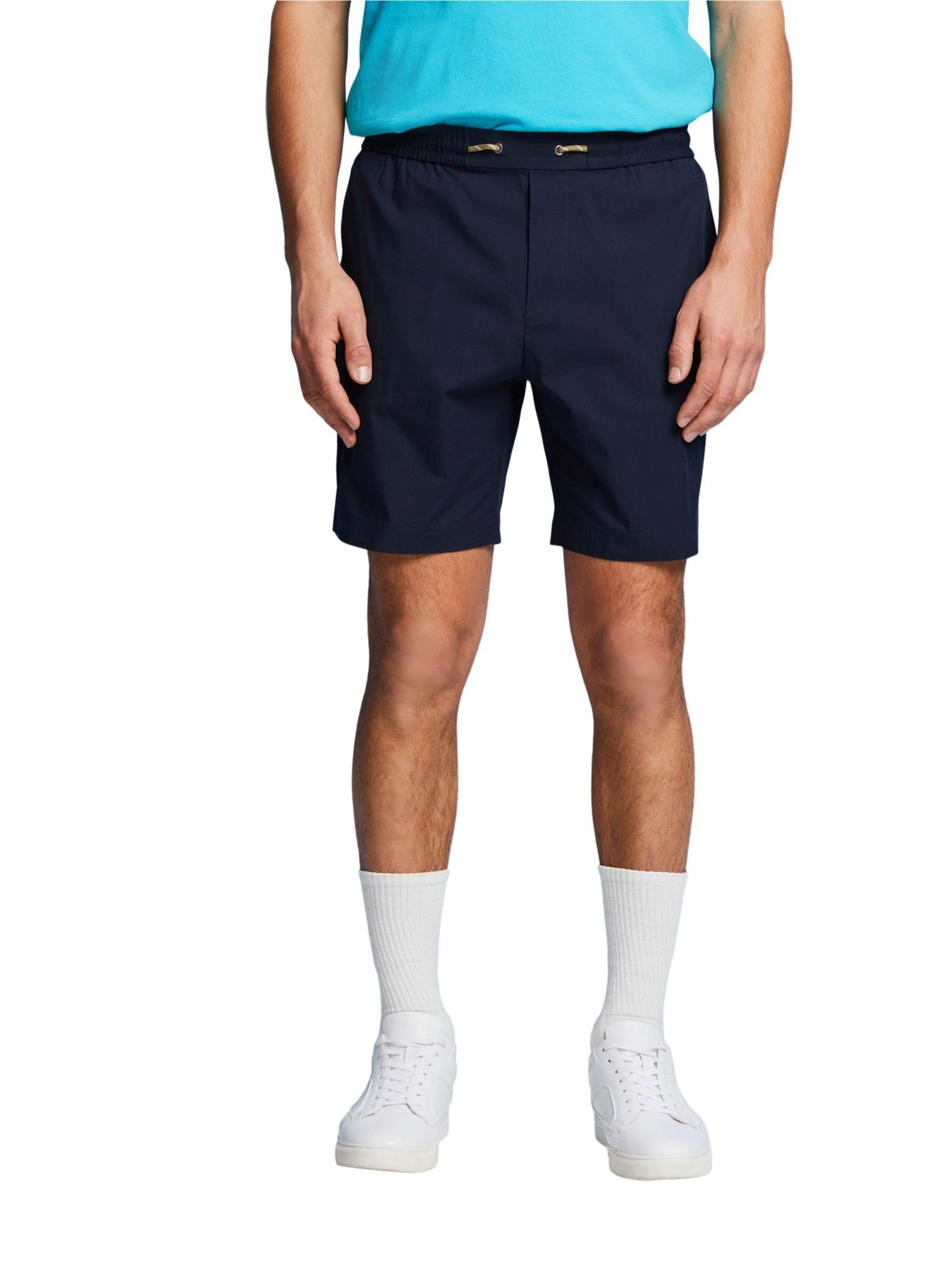 Collection Pull-on-Shorts Shorts NAVY Baumwoll-Popelin Esprit aus (1-tlg)