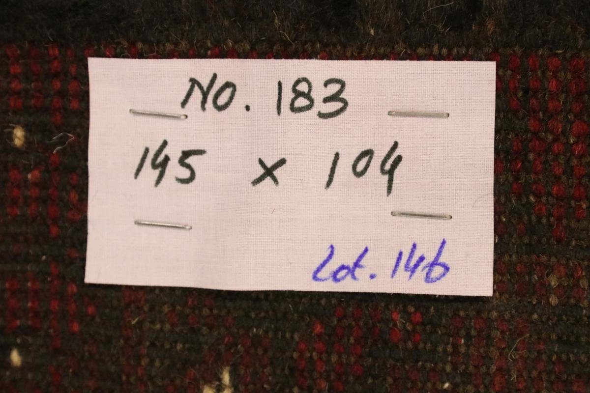 Akhche Afghan Orientteppich rechteckig, Nain Trading, Orientteppich, mm Handgeknüpfter 6 105x146 Höhe: