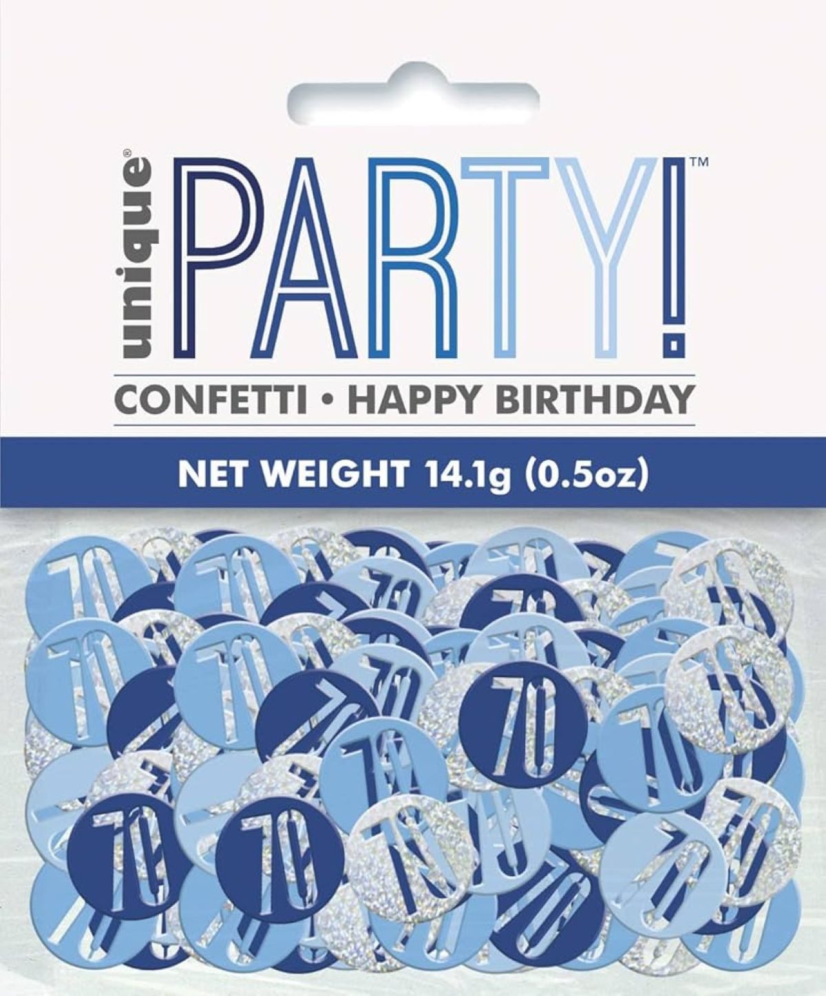 Unique Industries Inc. Konfetti Konfetti Metall Glitz 14g #70 Blau