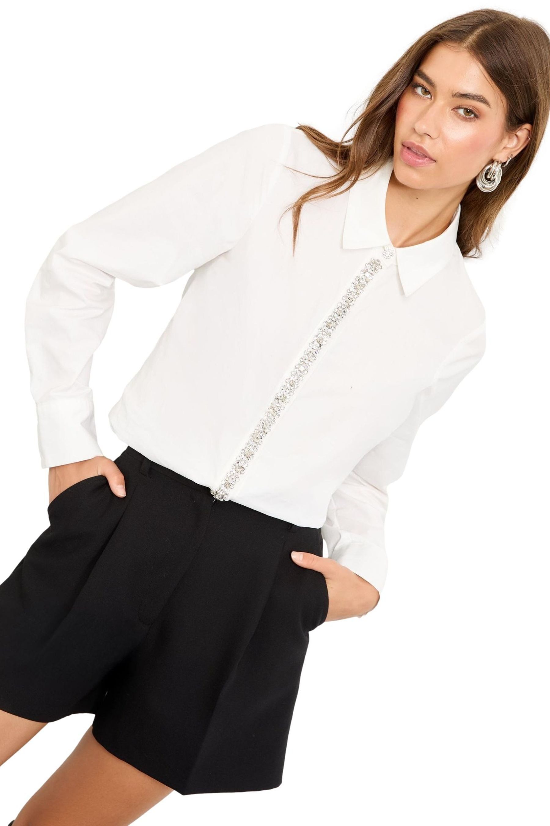 LIPSY Hemdbluse Lipsy Bluse, Regular (1-tlg) günstig online kaufen