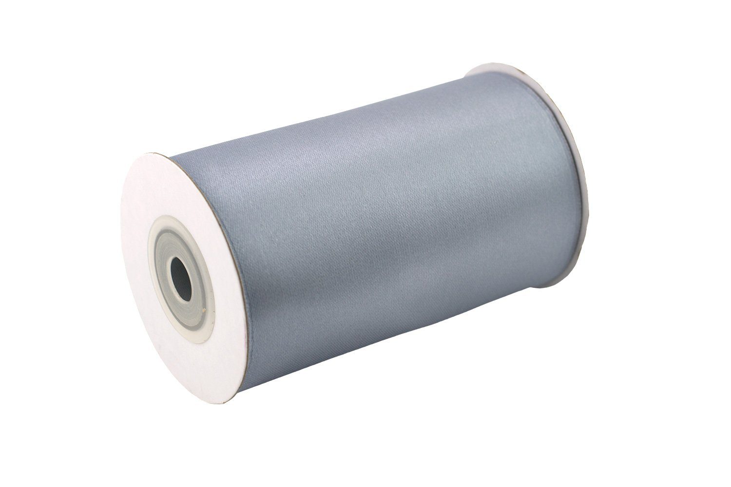 Creativery Satinband, Satinband 100mm x 10m Rolle Dunkelgrau
