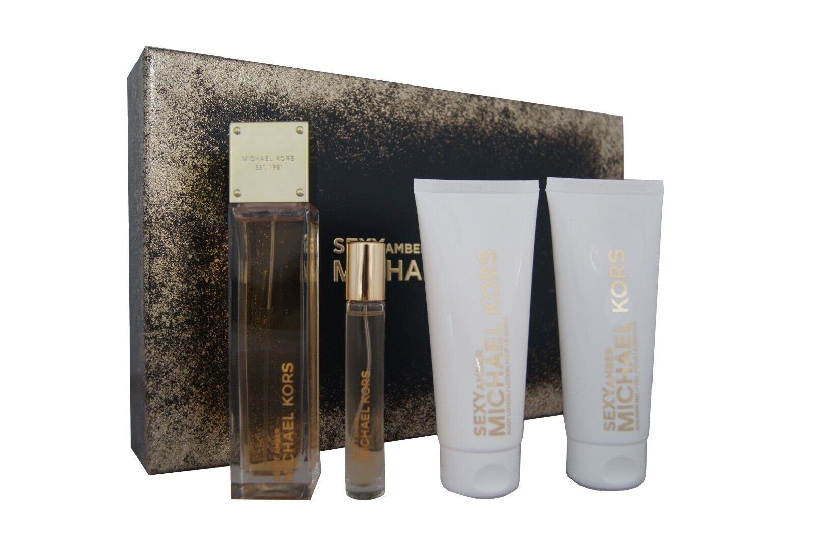 MICHAEL KORS Duft-Set Michael Kors Sexy Amber EDP 100ml & EDP 10ml + SG 100ml + BL 100ml, 1-tlg.