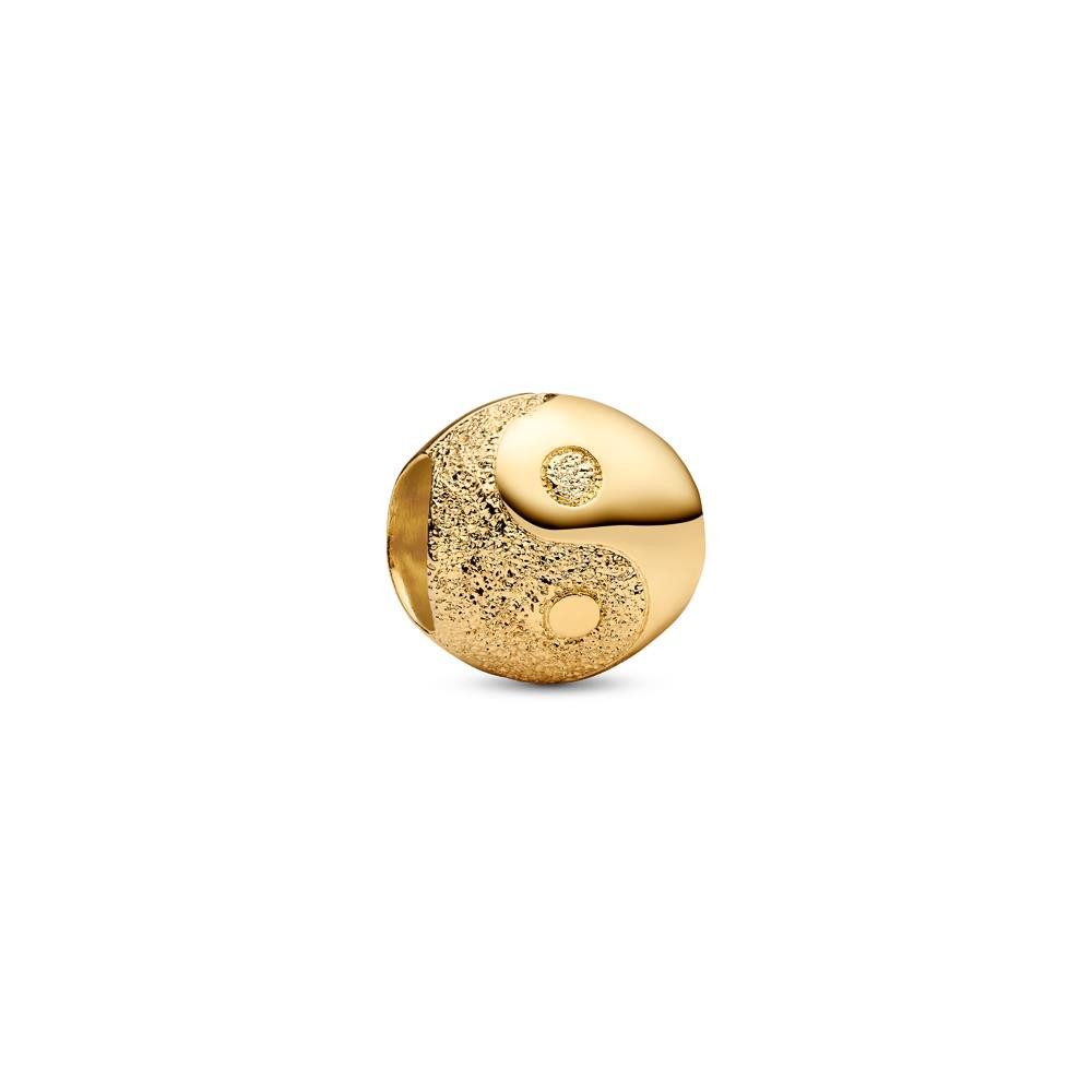 Pandora Charm-Einhänger PANDORA Yin und Yang Mini-Charm für Damen, vergoldet