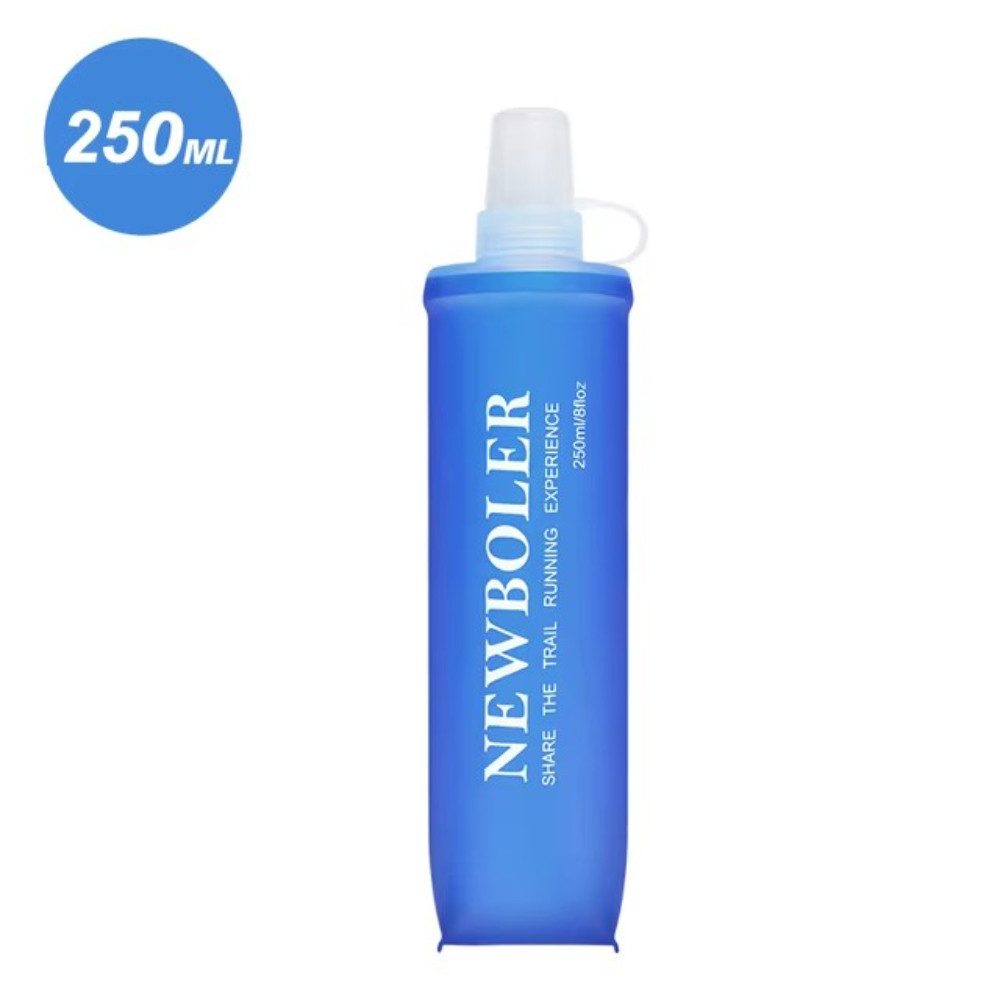 Blusmart Trinkflasche Faltbare Silikon-Wasserflasche, 250 ml/500 ml, Für den Außenbereich, zum Laufen, Camping, Wandern, Reisen