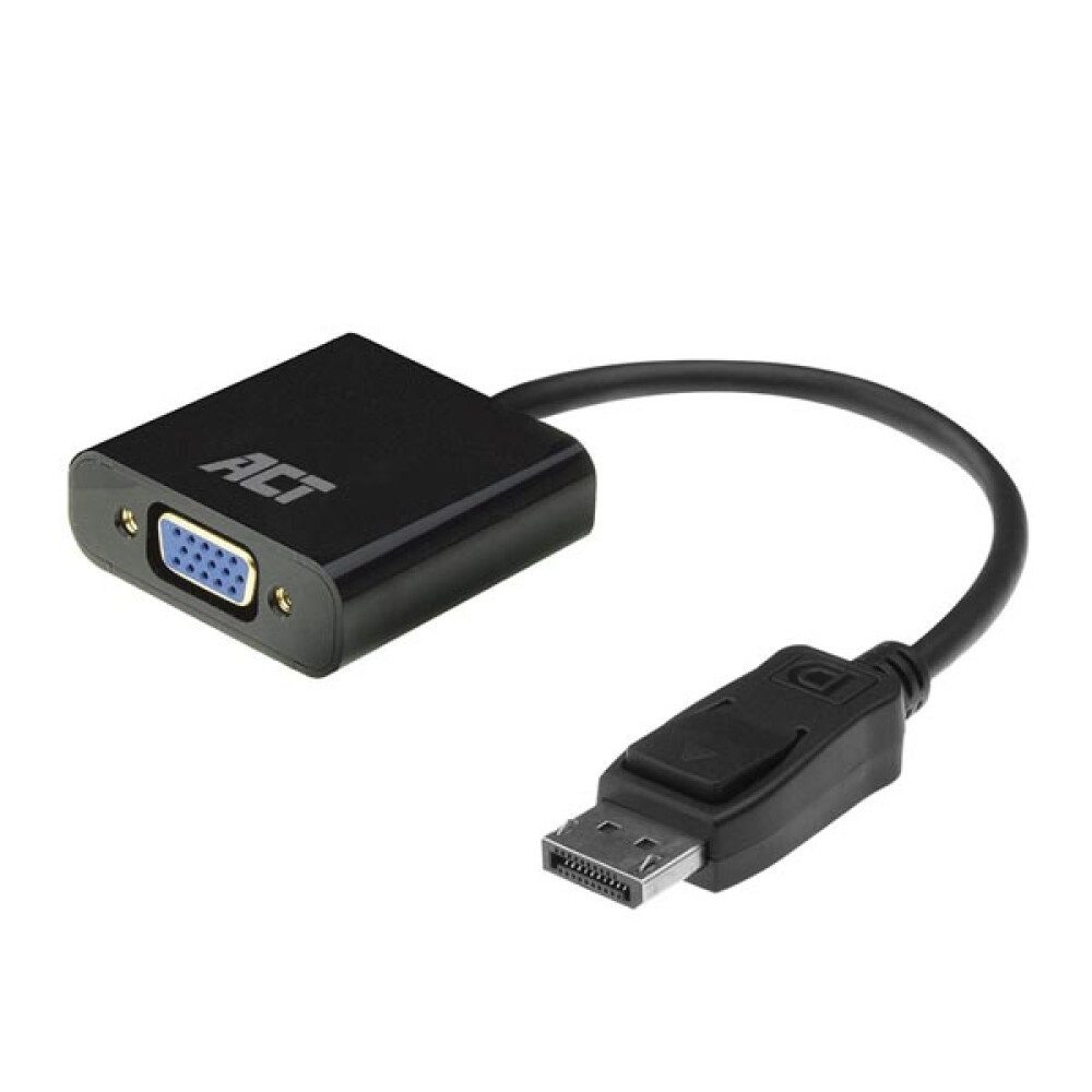 Acti Der ACT AC7515 DisplayPort zu VGA Adapter verbindet Ihren Laptop mit D HDD-Festplatte