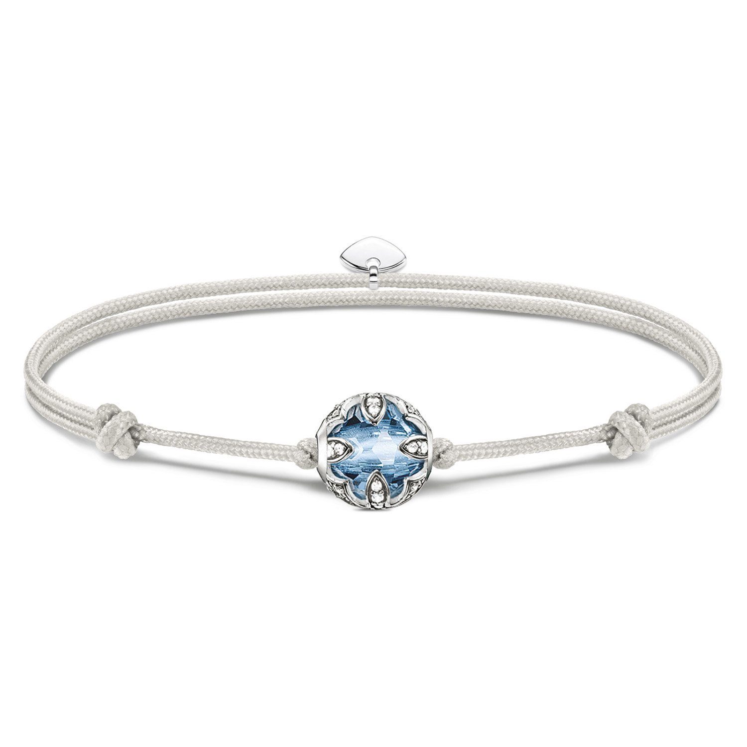 THOMAS SABO Silberarmband Karma Secret mit Synthetischem Blauem Spinell