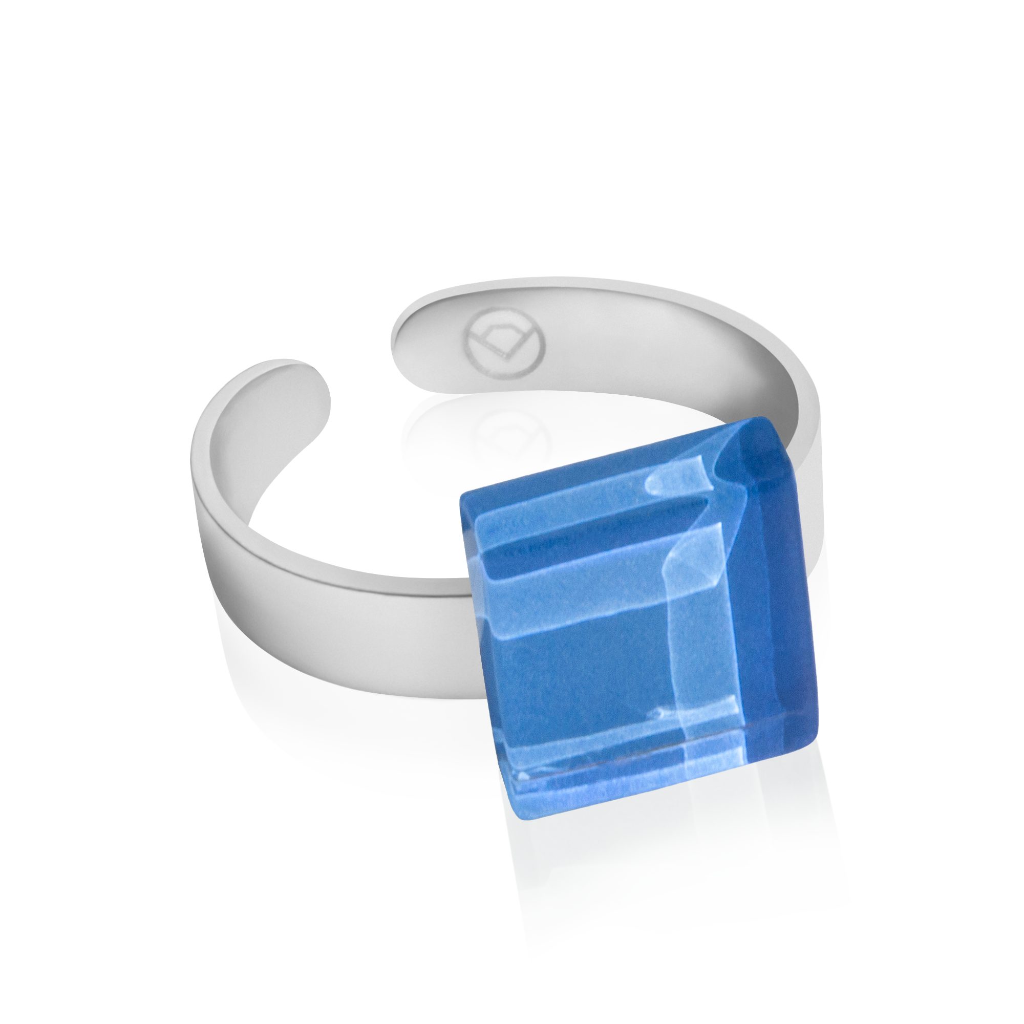 ALEXASCHA Fingerring Kleiner Ring mit Stein • verstellbar Ø 17-20mm • Geburtsstein Schmuck