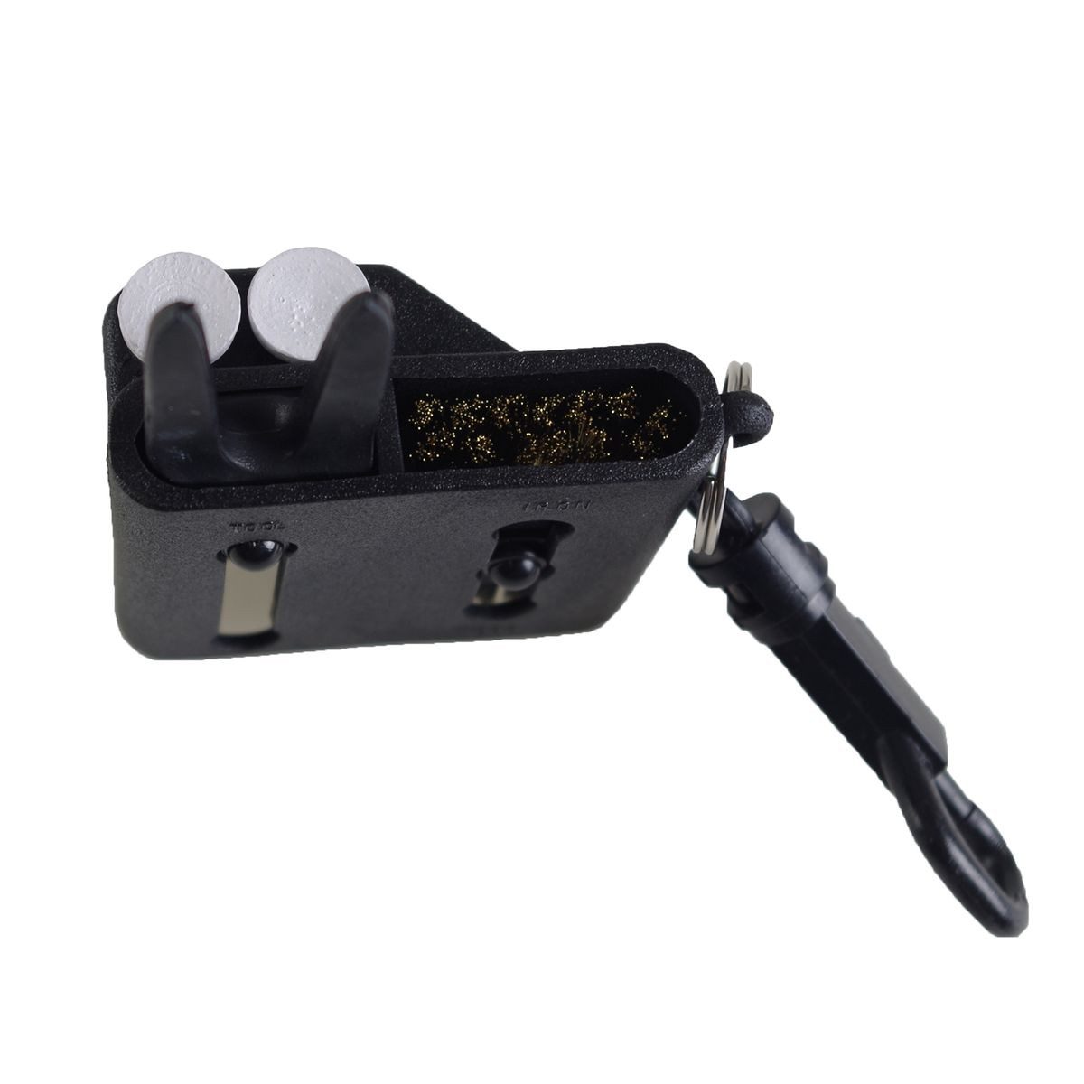 Golftee Golfwerkzeug mit Karabiner, Bürsten, Tees & Pitchgabel Multi Tool, inkl. Befestigungsmöglichkeit