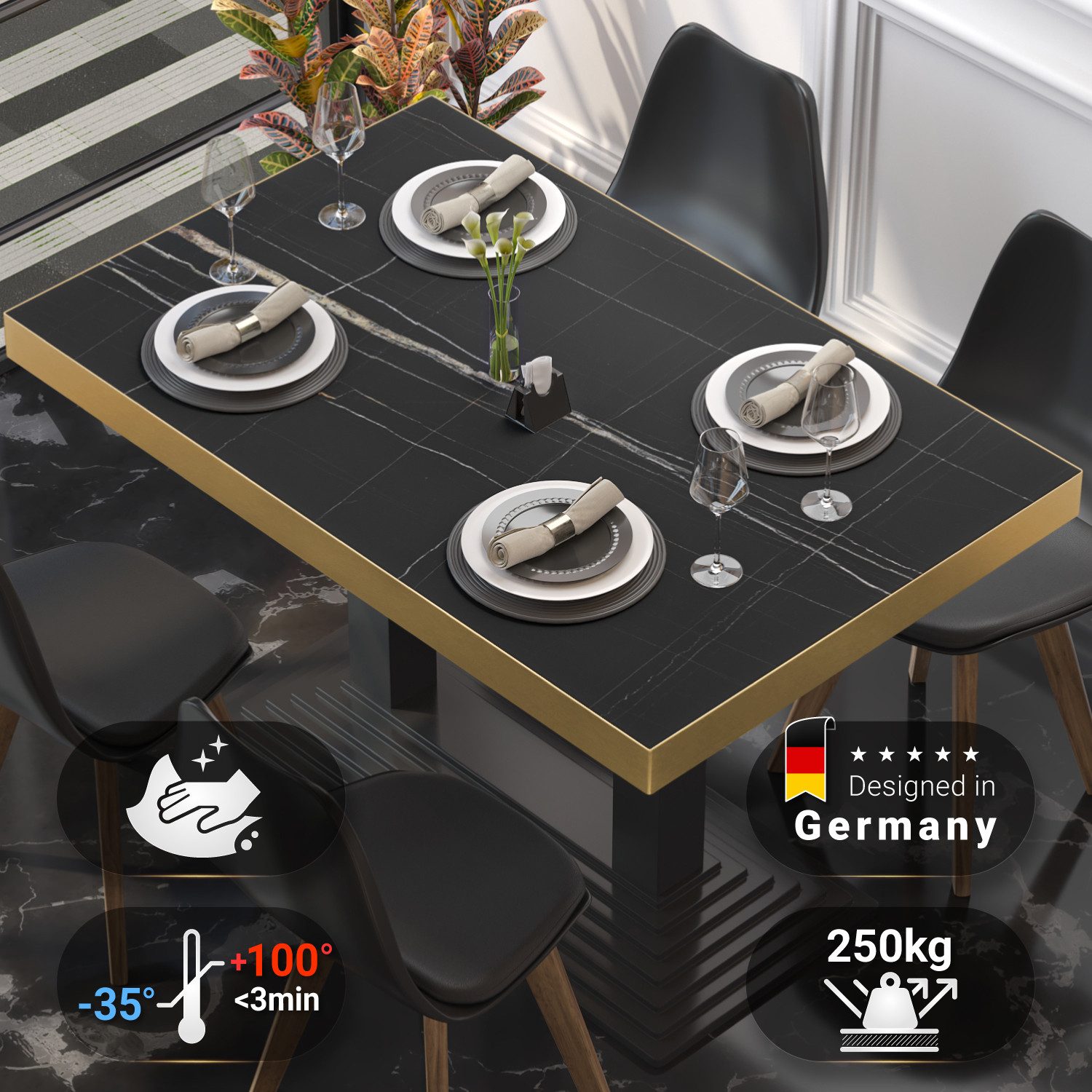 GGMMÖBEL Tischplatte Brasil