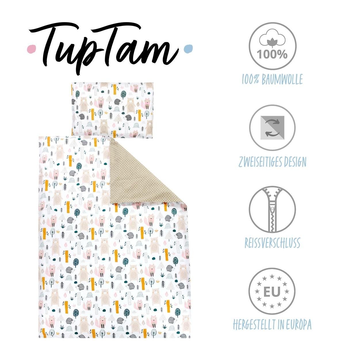 TupTam Kinderbettwäsche TupTam Kinder Bettwäsche Gemustert günstig online kaufen