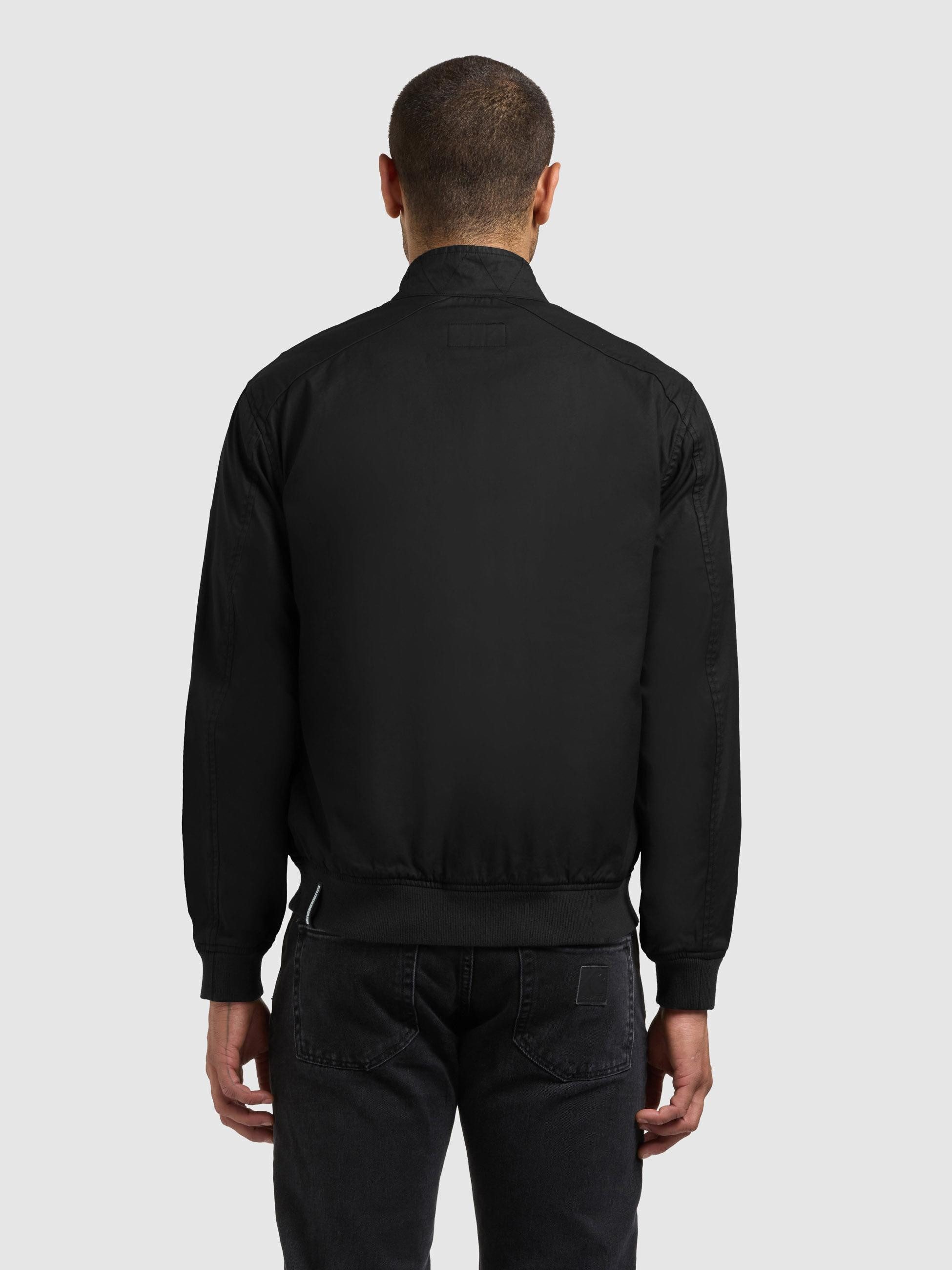 khujo Bomberjacke Nabo moderne Herren Fliegerjacke mit Cord am Kragen