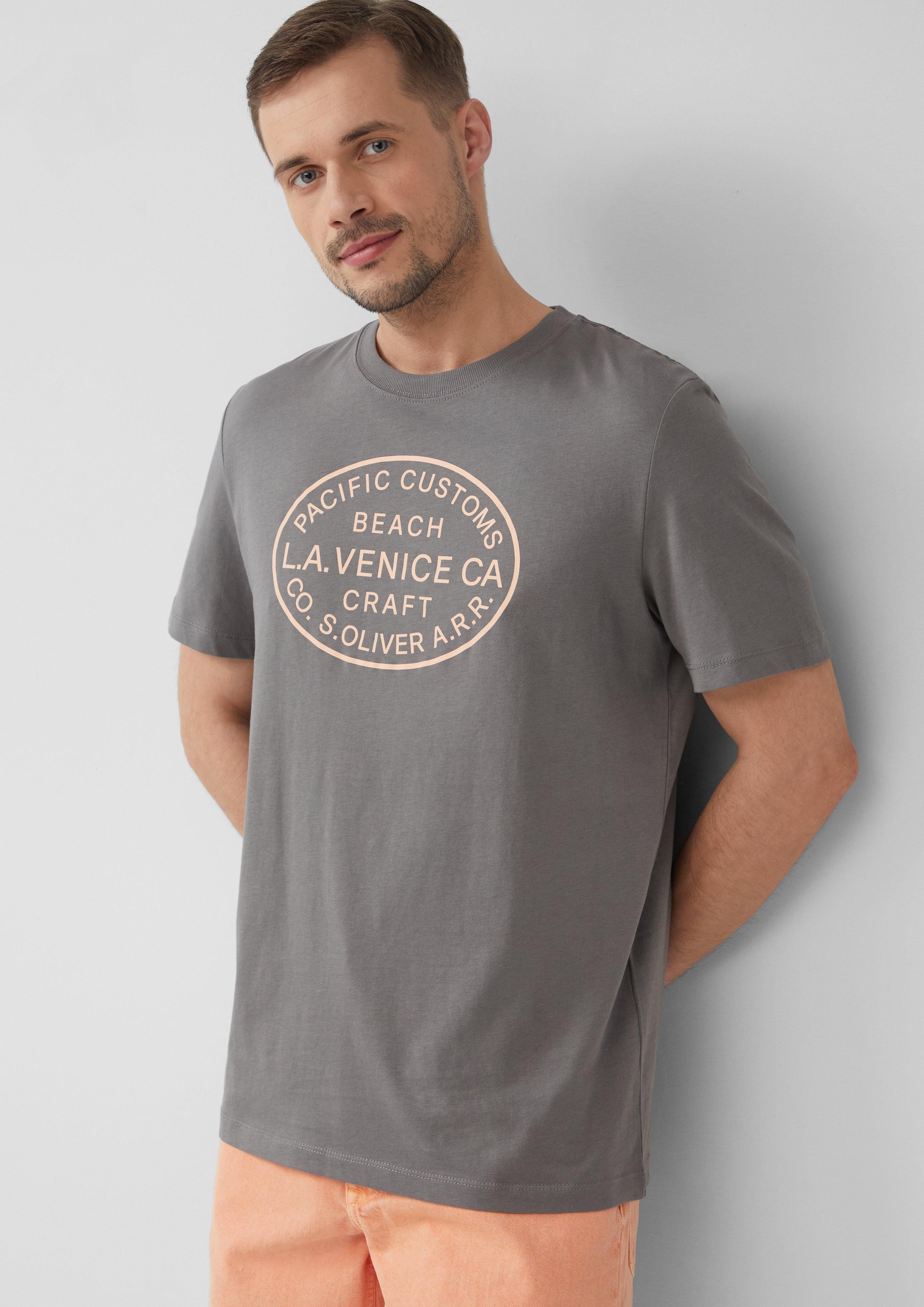 s.Oliver Kurzarmshirt T-Shirt mit Crew Neck günstig online kaufen