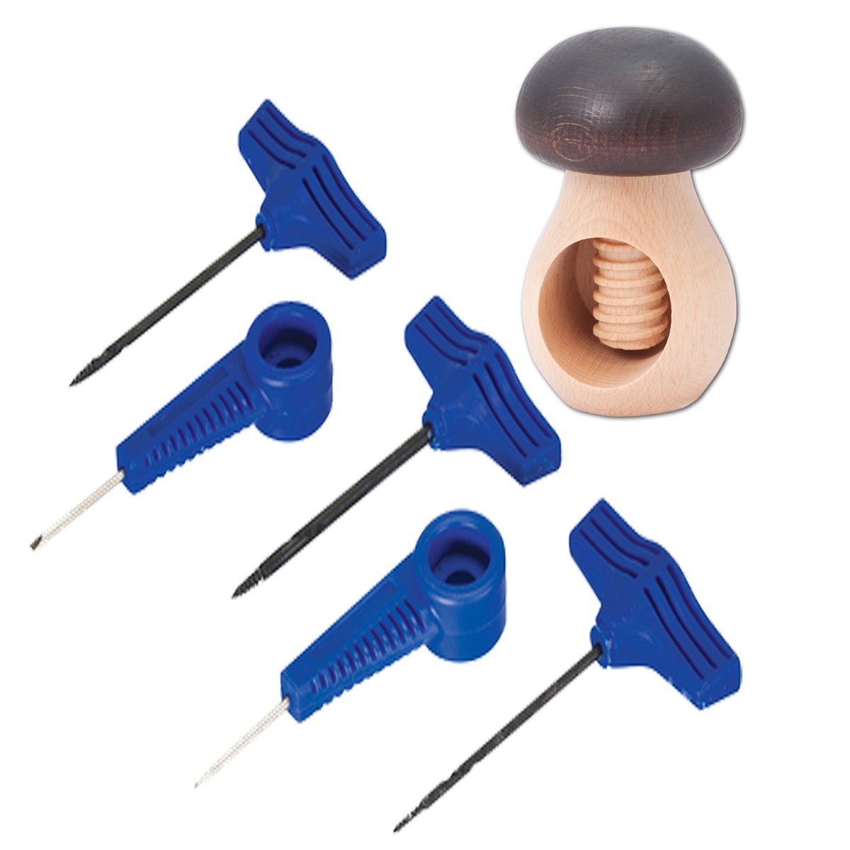 Looping-Lu Kreativset Kastanienbastelset 2 in 1 Kastanienhalter + Bohrer, ( günstig online kaufen