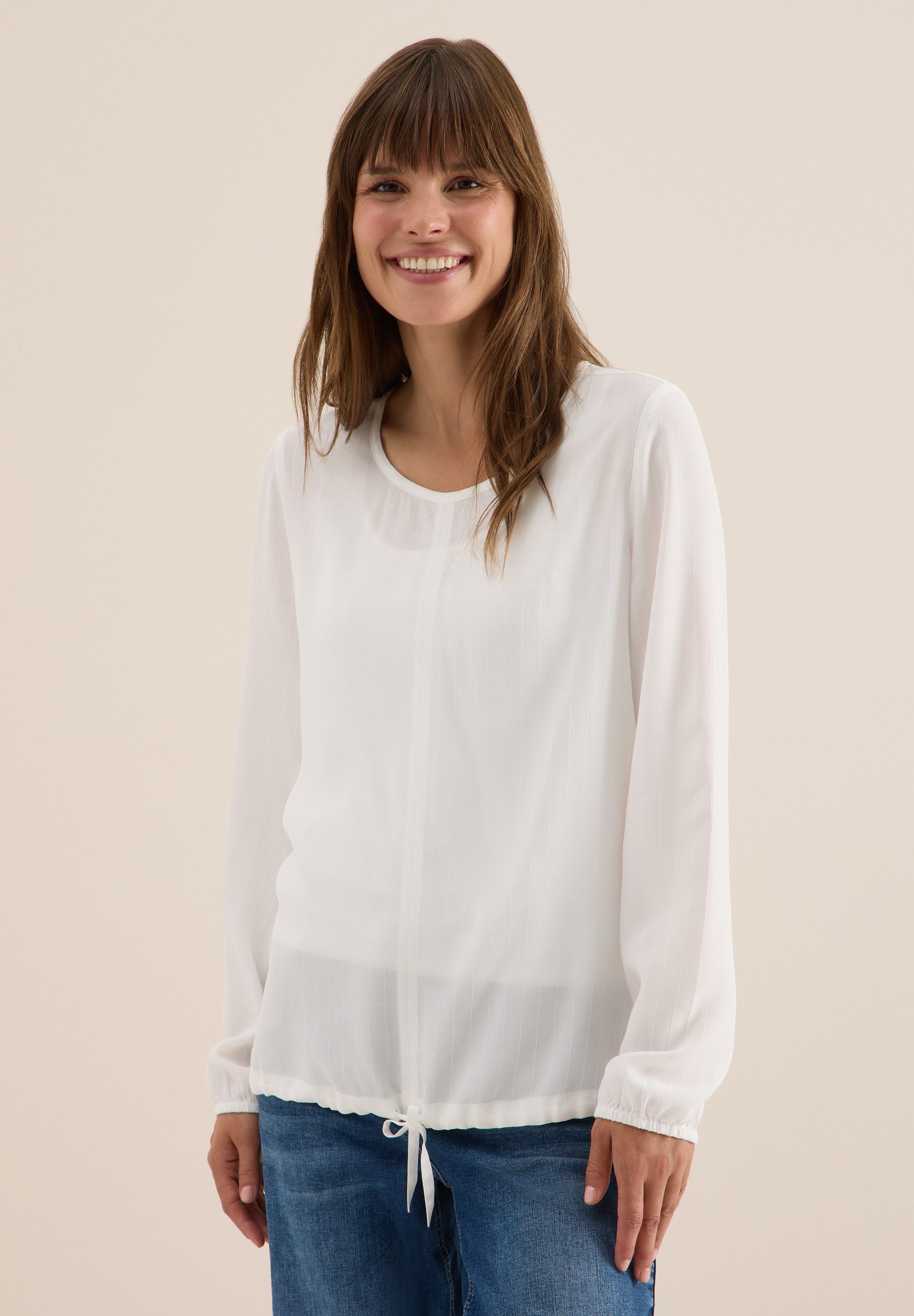 CECIL Langarmbluse aus softer Viskose günstig online kaufen