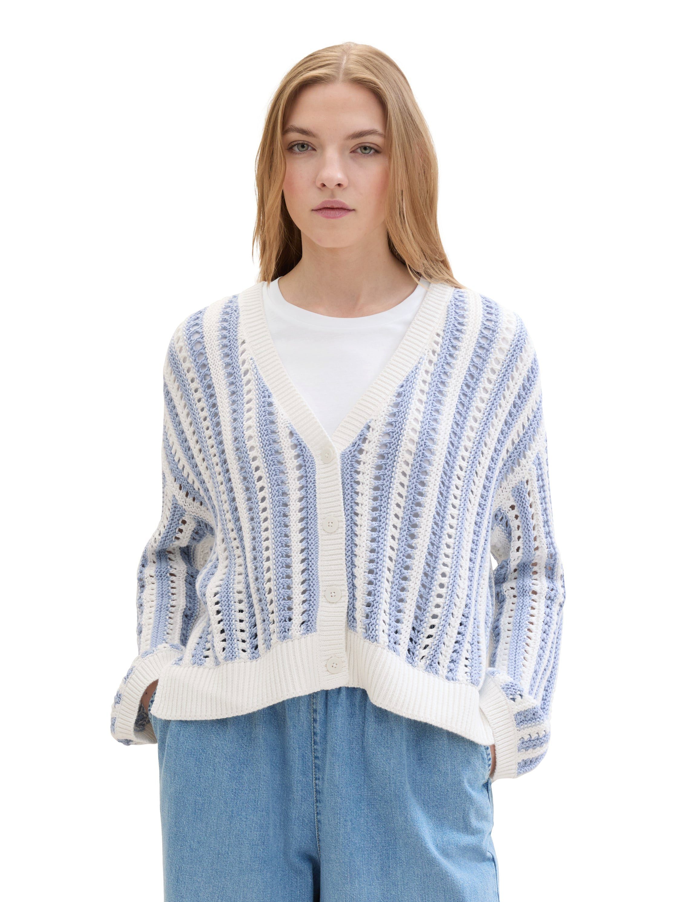 TOM TAILOR Denim Cardigan aus Strick günstig online kaufen