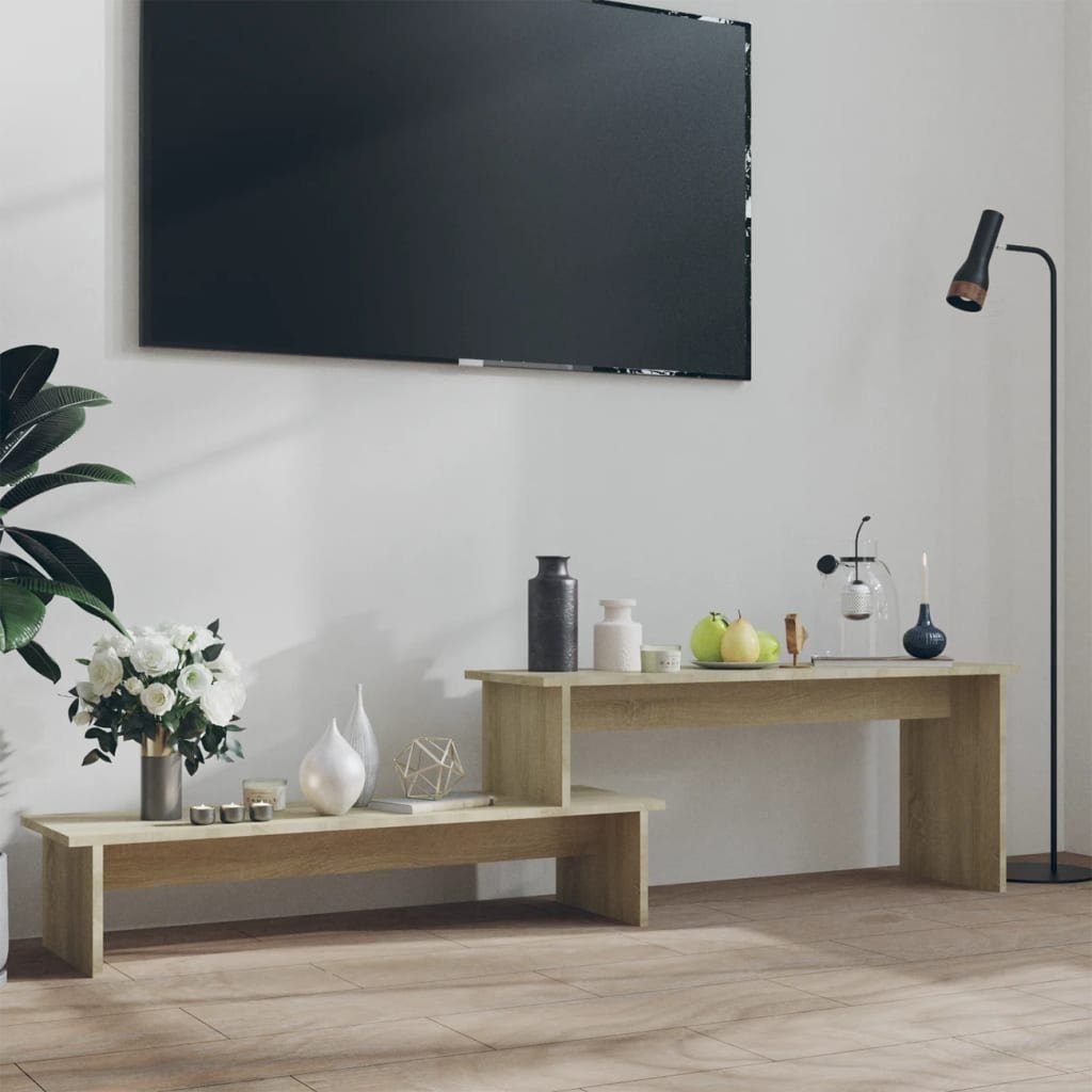 furnicato TV-Schrank Sonoma-Eiche 180x30x43 cm Holzwerkstoff | TV-Schränke