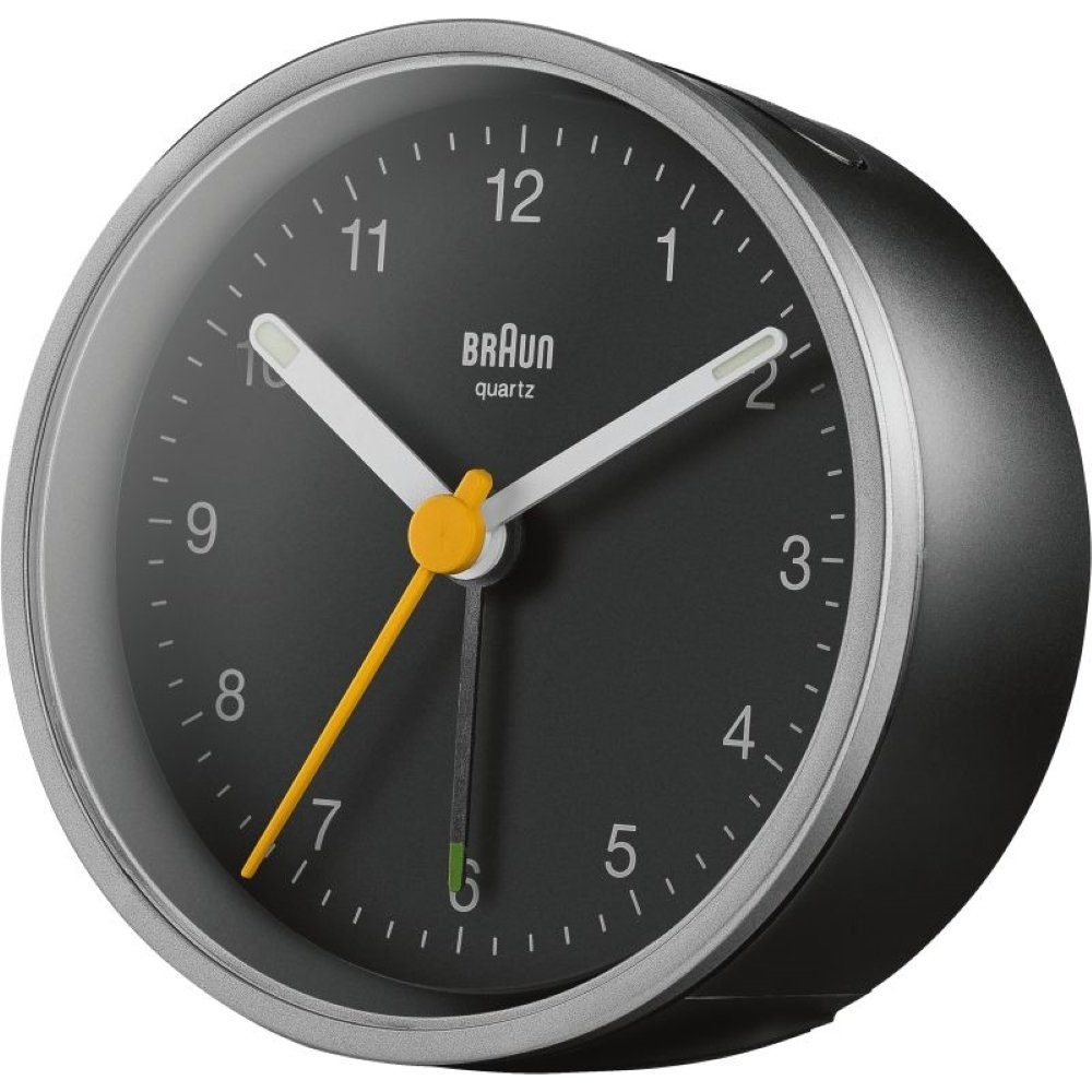 Braun Quarzwecker BC12SB 67102 - Wecker - schwarz/silber