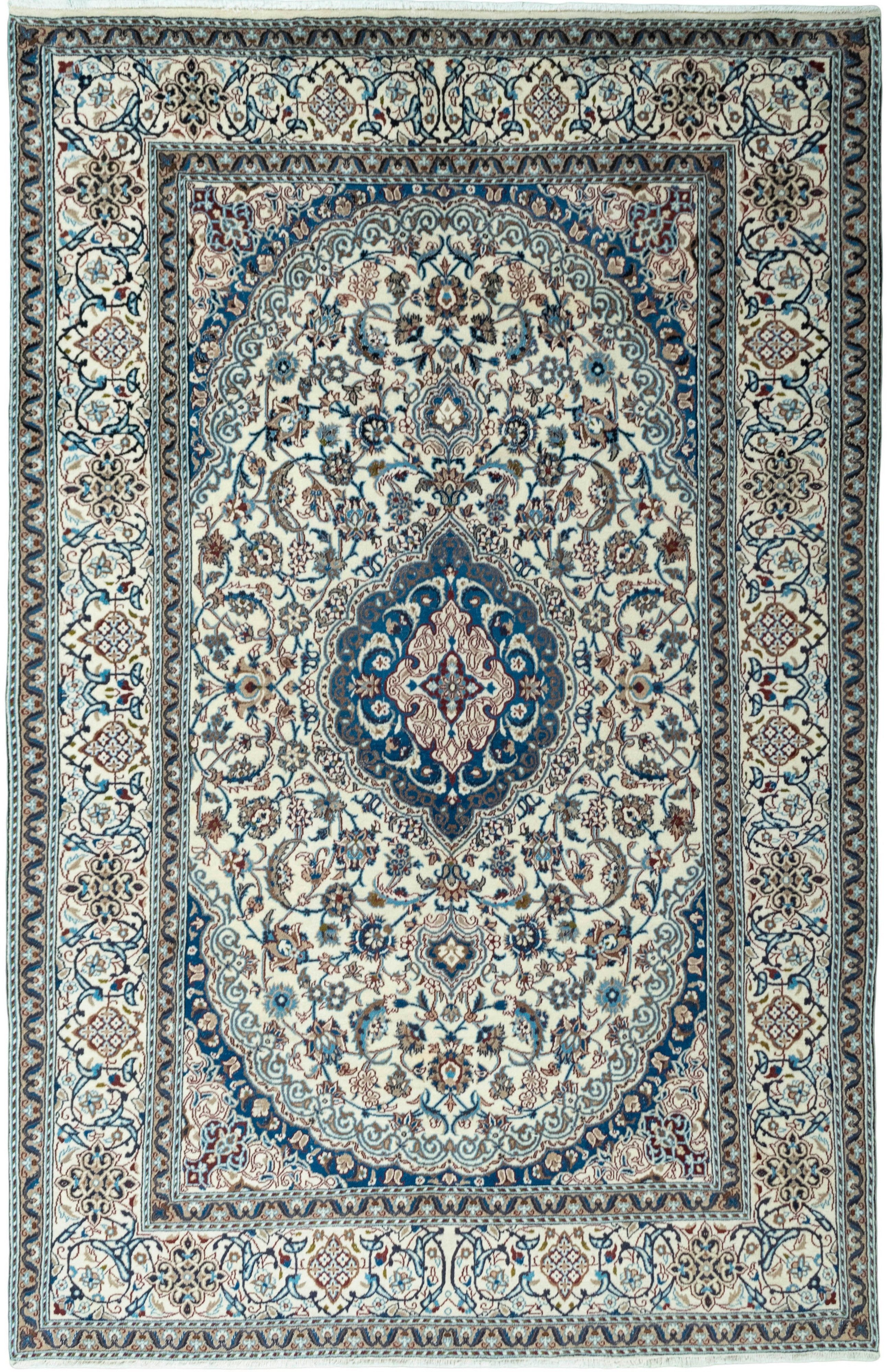 Carpet Avenue Teppich Nain Kashmar 307x192, Rechteck, Höhe: 9 mm