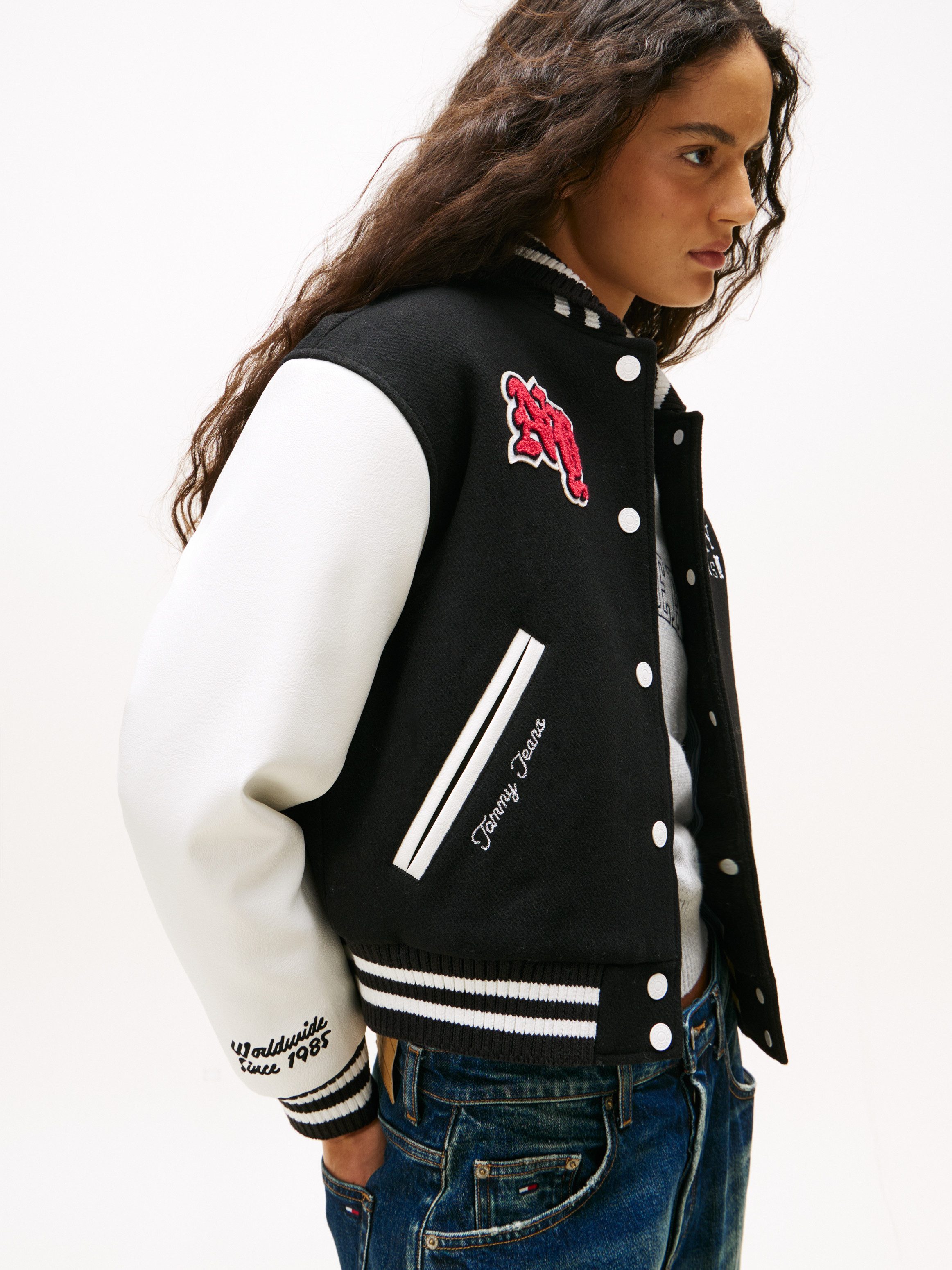 Tommy Jeans Collegejacke TJW WOOL VARSITY JACKET mit Wolle günstig online kaufen