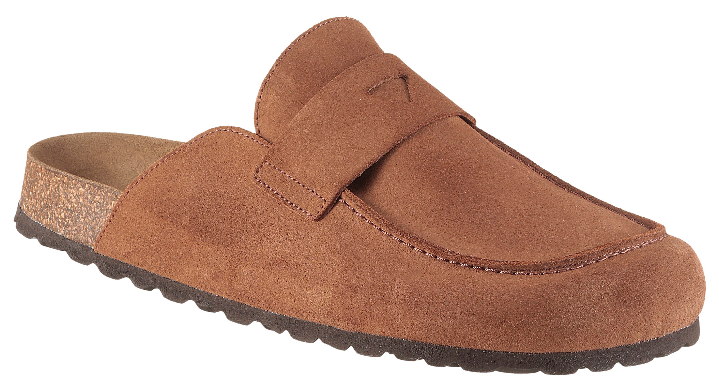 Man's World Clog Schlappen, Sommerschuh, Hausschuh mit ergonomisch geformtem Fußbett