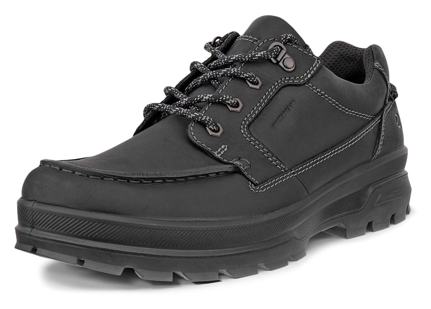 Ecco Rugged Track Wp Moc Toe Schnürschuh Sneaker, Outdoorschuh mit waterproof-Ausstattung