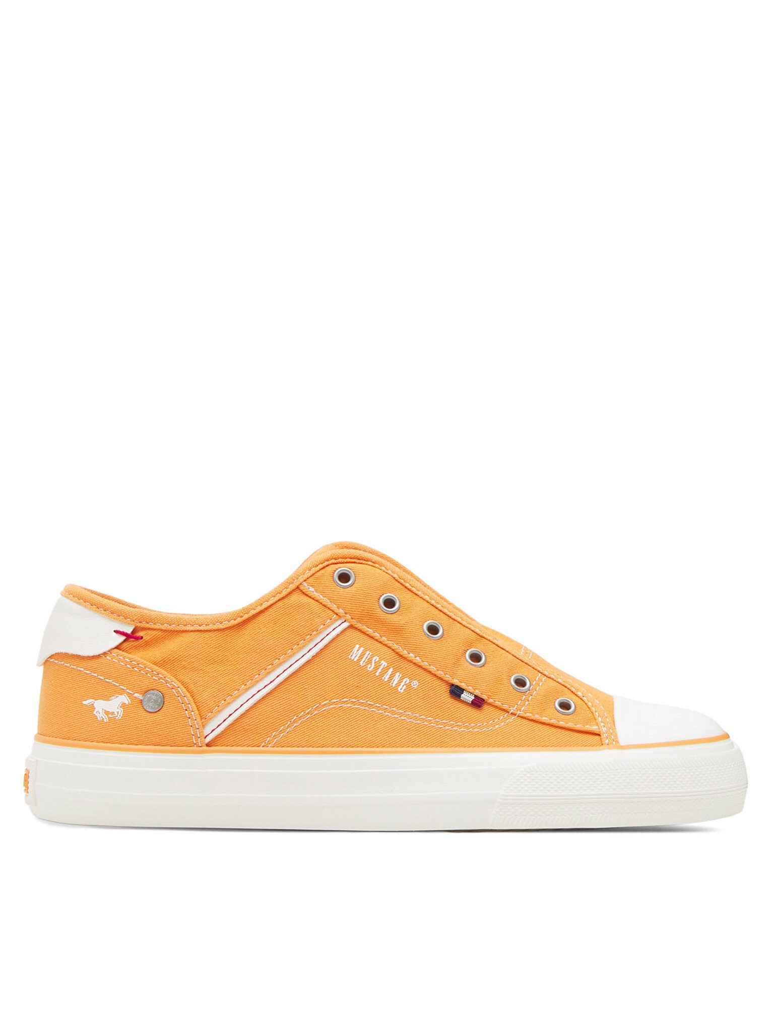 MUSTANG Sneakers aus Stoff 1272-402-61 Orange Sneaker