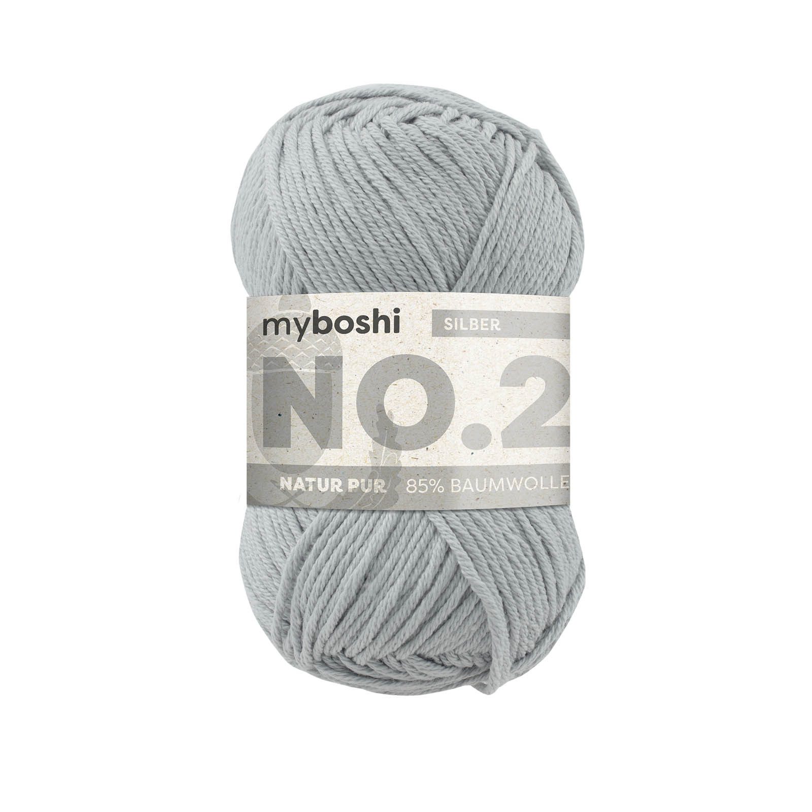 myboshi 50 Gramm myboshi NO. 2 Farbauswahl Bastelgarn, 125 m