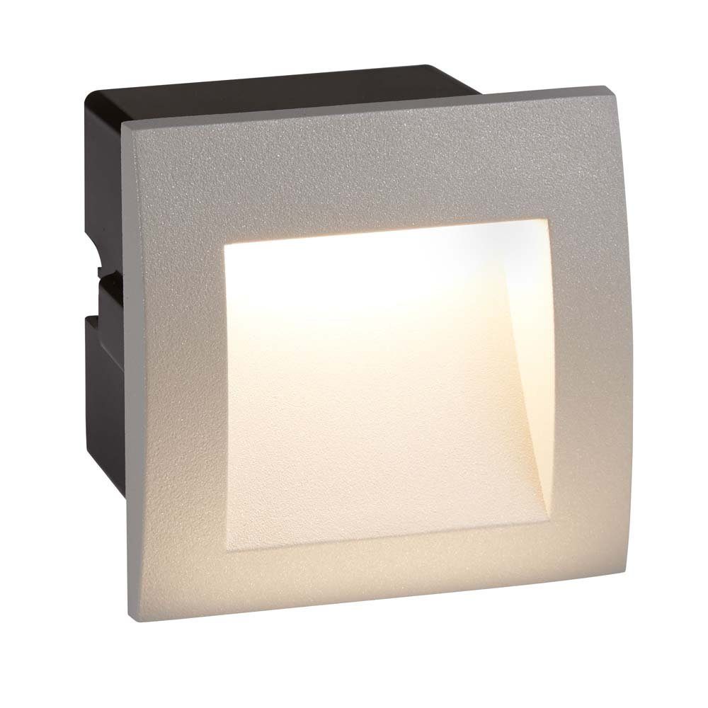 / Einbaustrahler, Led Neutralweiß, Aussen Grau LED vereist Innen LED-Leuchtmittel etc-shop fest verbaut, 35 Lumen Ankle Einbauquadrat, 4000K 1W