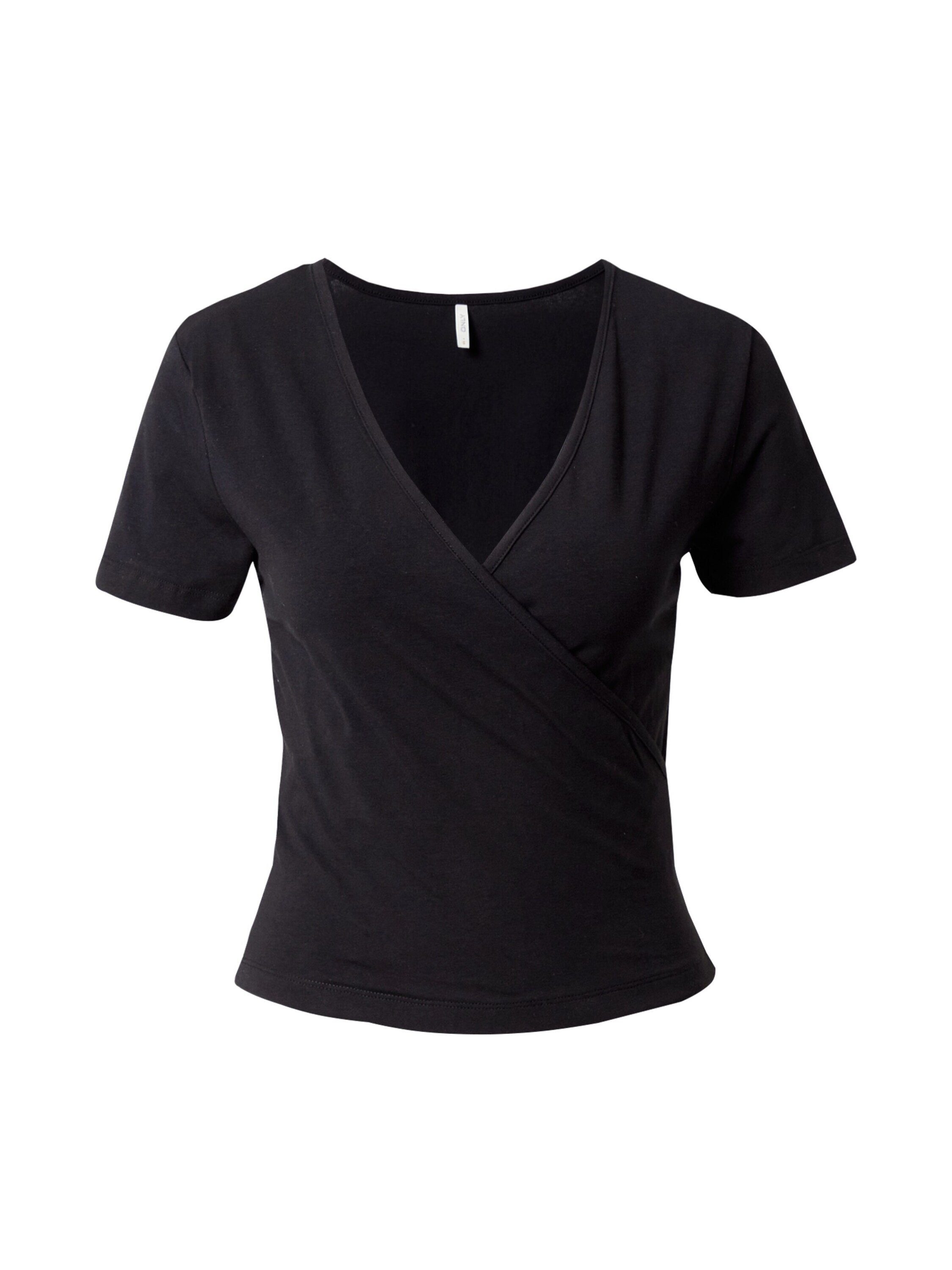 ONLY T-Shirt CAROLA (1-tlg) Wickel-Design, Weiteres Detail