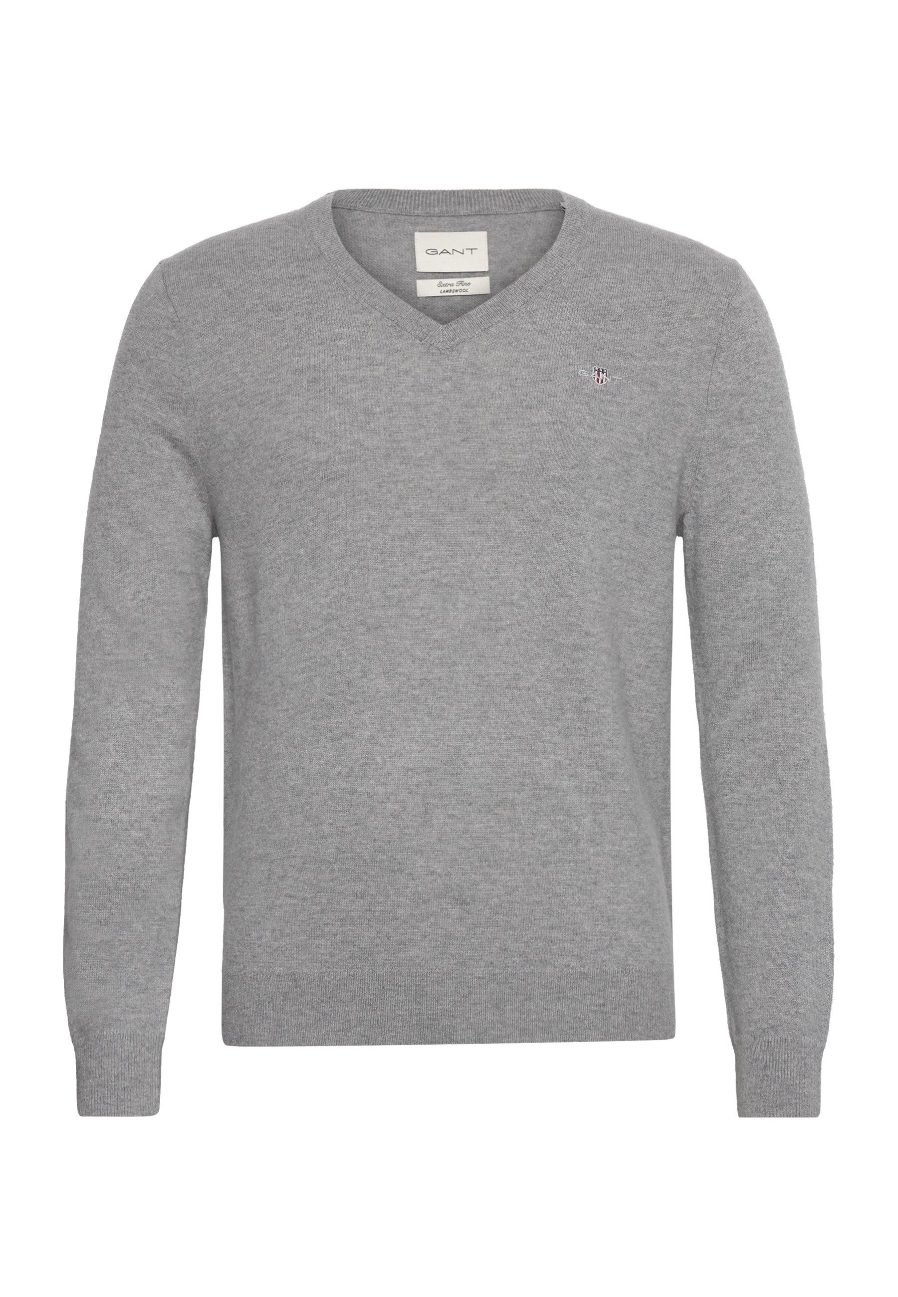 Gant Strickpullover Pullover Strickpullover V-Neck (1-tlg) günstig online kaufen
