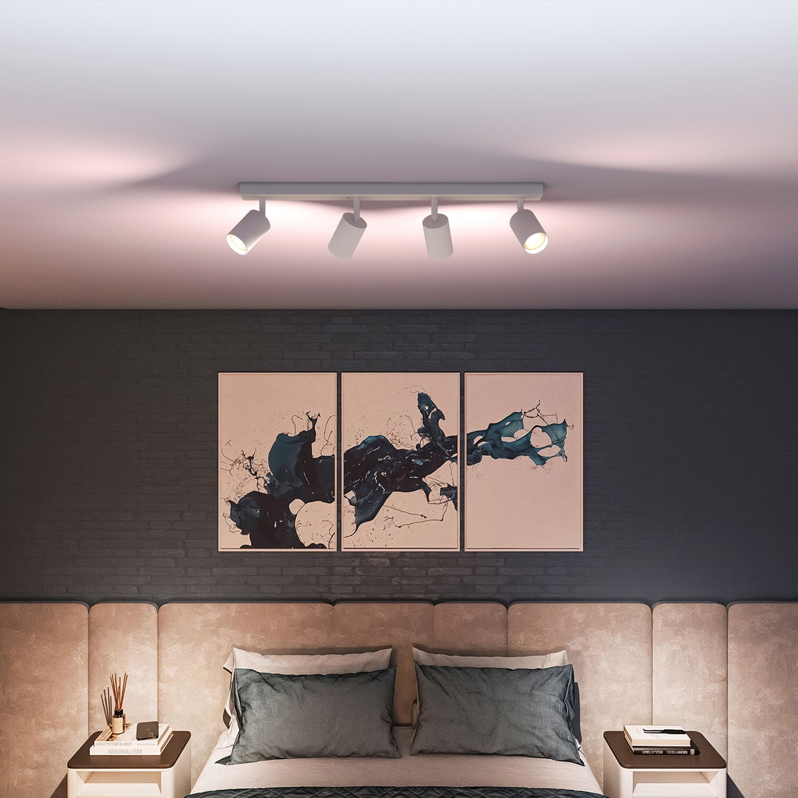 Philips Deckenspot Wyatt LED, Aluminium, exklusive GU10, ohne Leuchtmittel, Wand- & Deckenmontage, schwenkbar