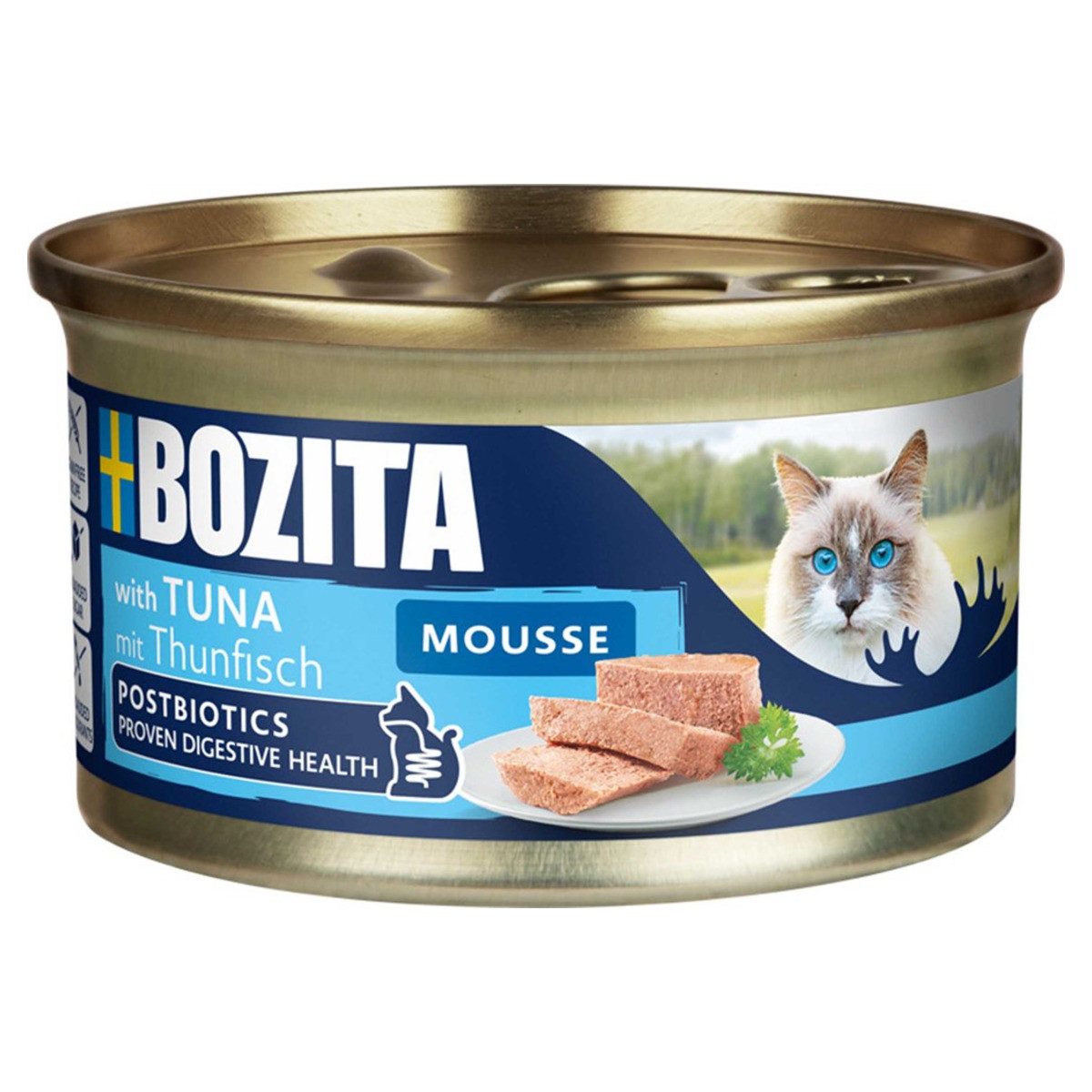 Bozita Mousse Thunfisch 85 g - 12 Stück, Nassfutter für: Katze