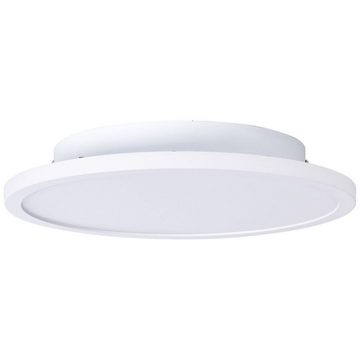 Brilliant Deckenleuchte Buffi, Warmweiß, Lampe, Buffi LED Deckenaufbau-Paneel 25cm sand/weiß/warmweiß, Metall/K