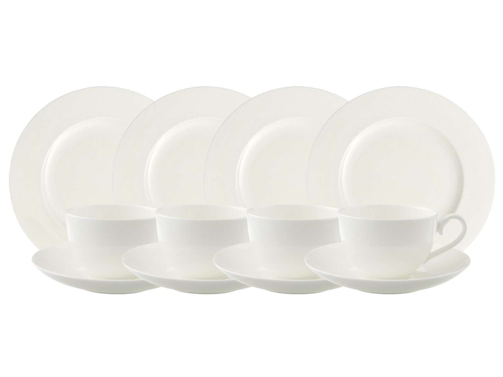 Villeroy & Boch Kaffeeservice Royal Kaffeeset II 12tlg, Premium Bone Porcelain