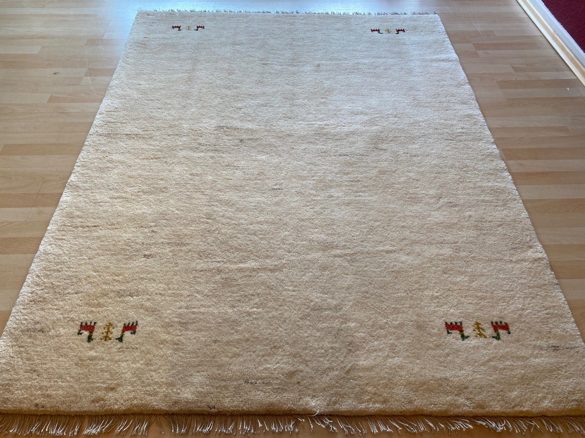 Orientteppich Original Perserteppich Perser Gabbeh Teppich 200x154  Handgeknüpft, Morgenlandbazar, Handgeknüpft mit Echtheitszertifikat