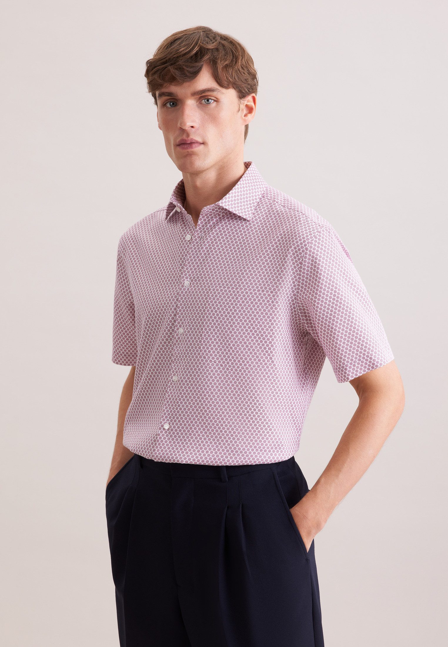 Businesshemd Schwarze Rose